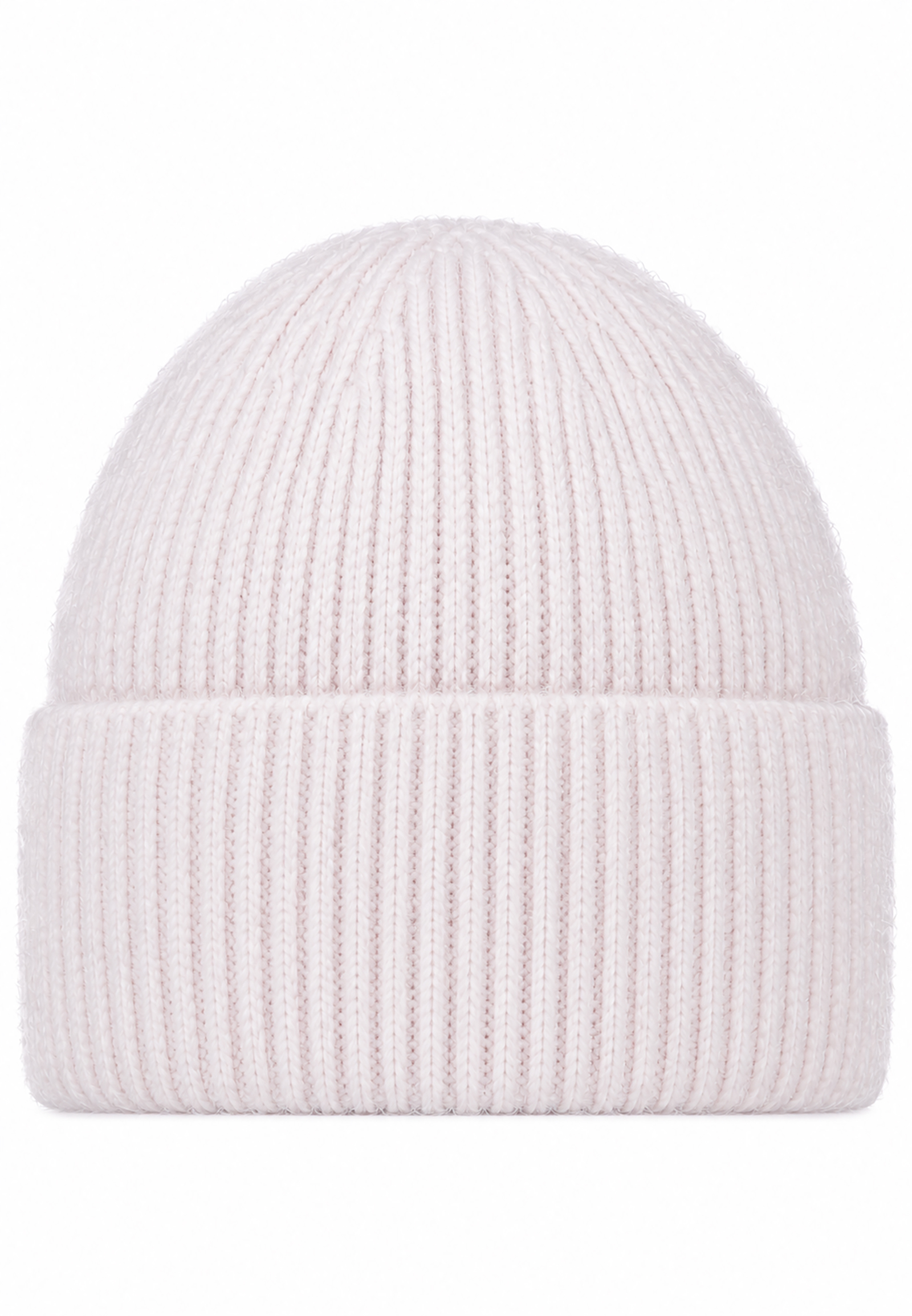 Strickmütze Beanie Breiter Umschlag Rippstruktur Unifarben Strickmütze Beanie Breiter Umschlag Rippstruktur Unifarben