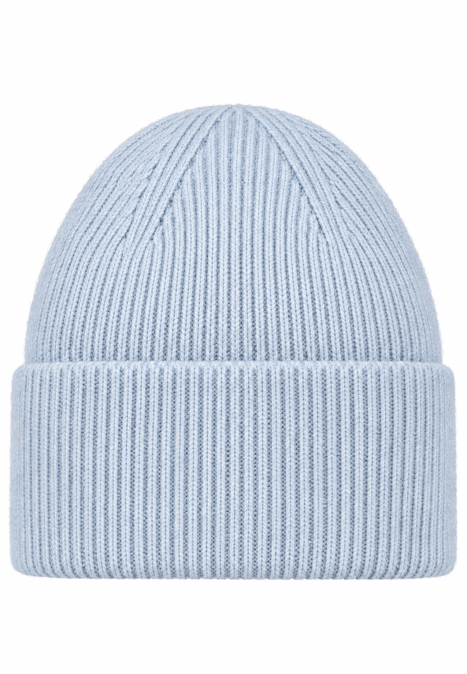 Strickmütze Beanie Breiter Umschlag Rippstruktur Unifarben Strickmütze Beanie Breiter Umschlag Rippstruktur Unifarben