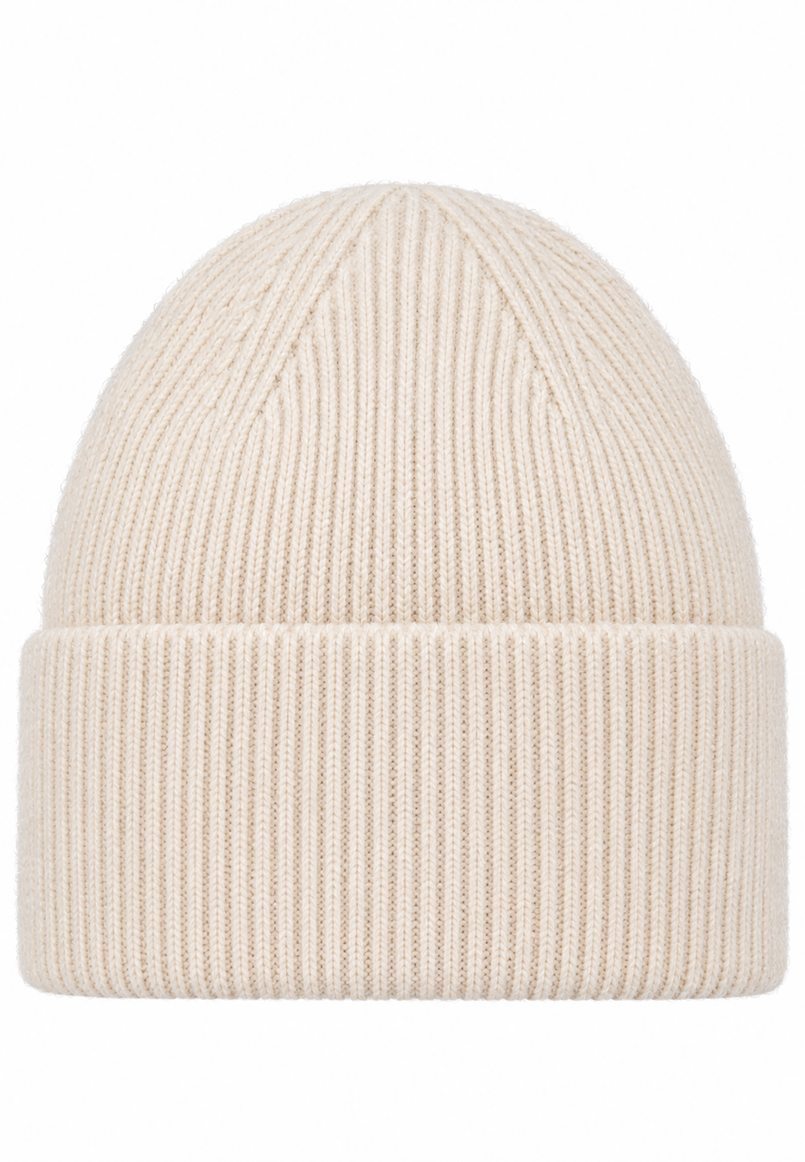 Strickmütze Beanie Breiter Umschlag Rippstruktur Unifarben Strickmütze Beanie Breiter Umschlag Rippstruktur Unifarben