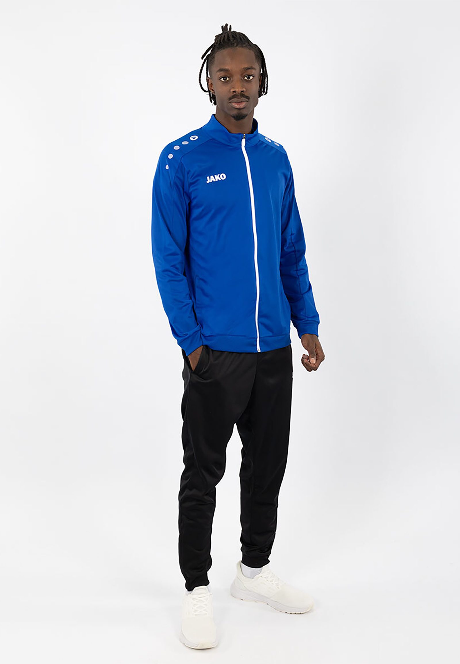 Trainingsjacke Stehkragen Reißverschluss Rippbündchen Trainingsjacke Stehkragen Reißverschluss Rippbündchen