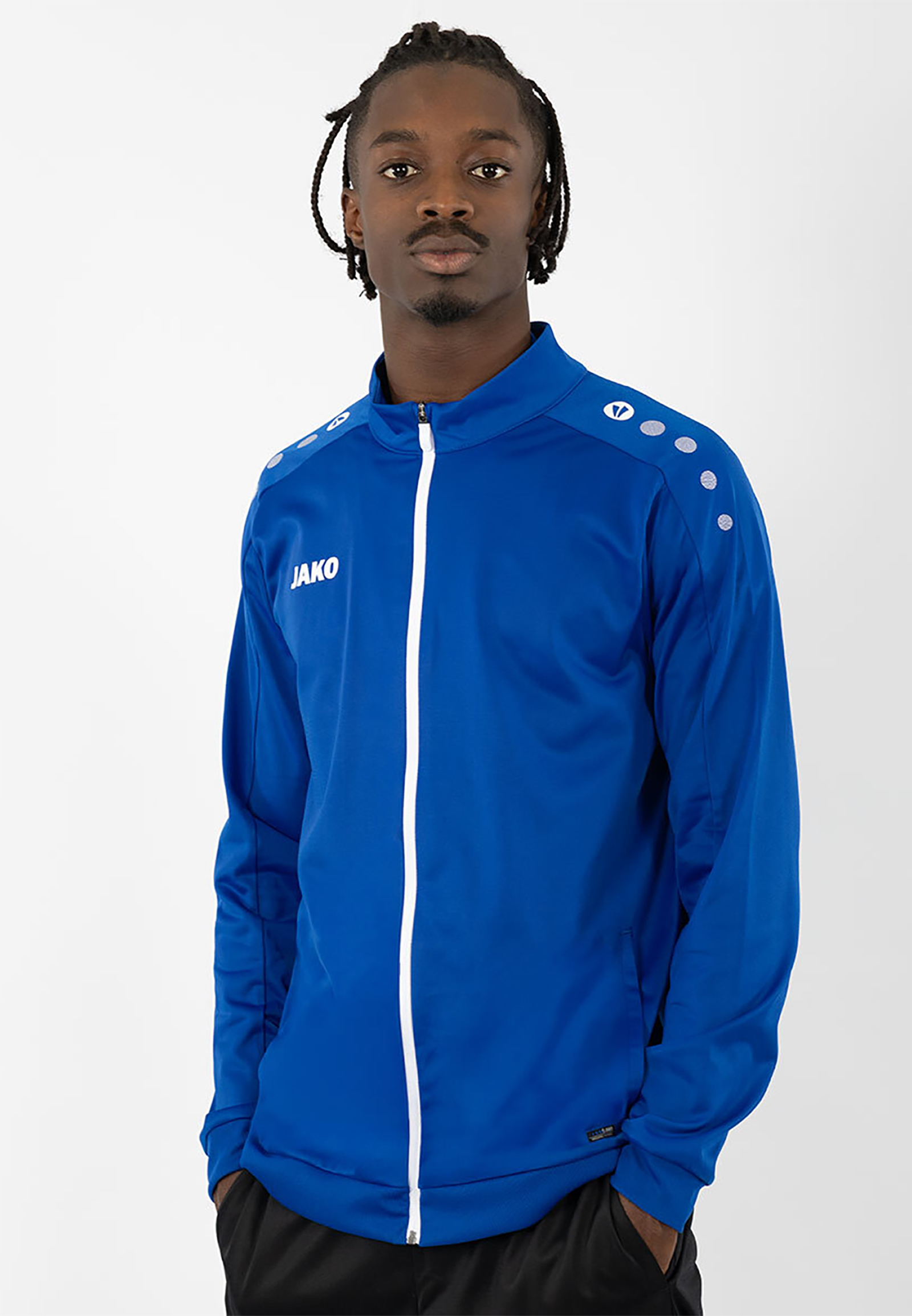 Trainingsjacke Stehkragen Reißverschluss Rippbündchen Trainingsjacke Stehkragen Reißverschluss Rippbündchen