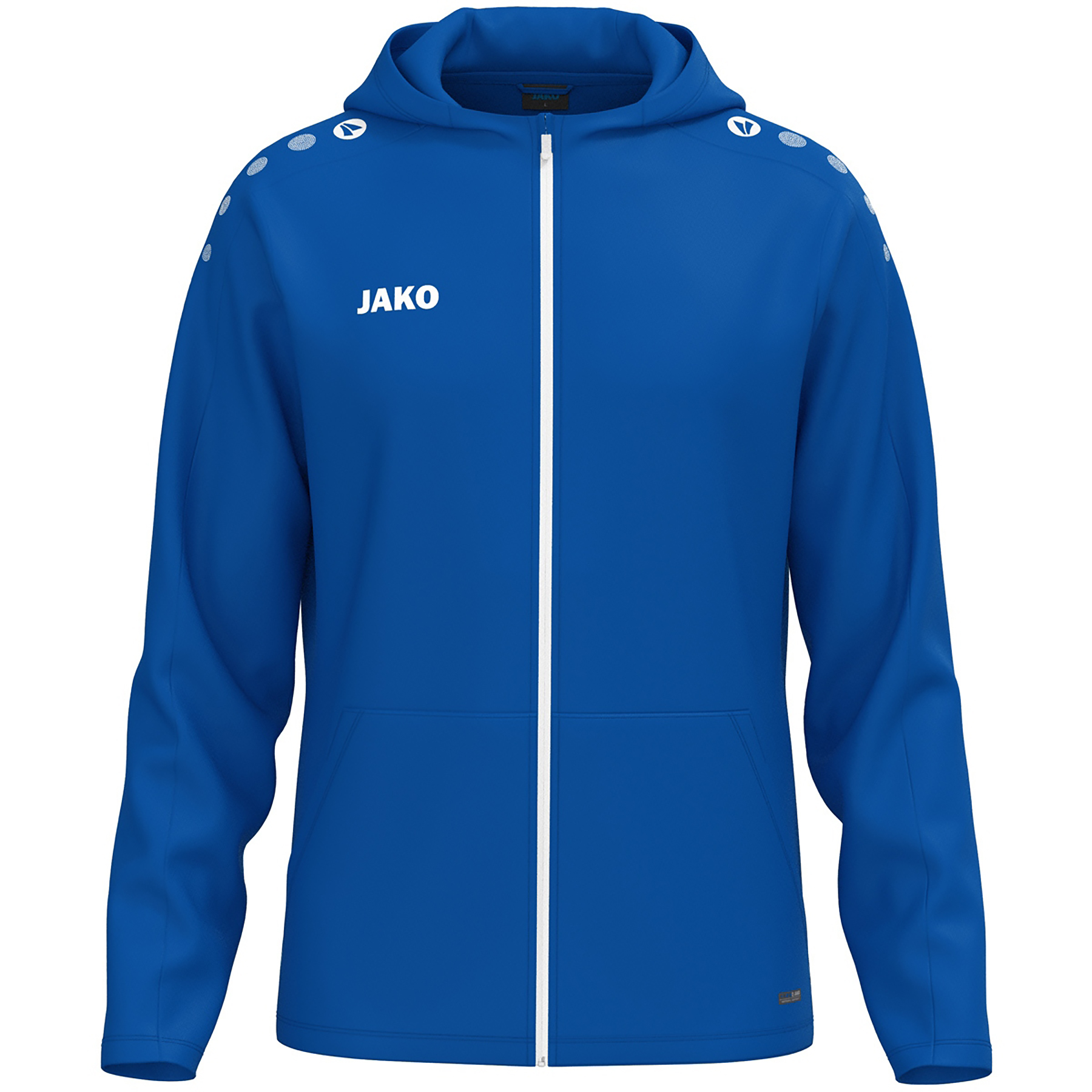 Trainingsjacke Kapuze Frontreißverschluss Brustlogo Langarm Trainingsjacke Kapuze Frontreißverschluss Brustlogo Langarm