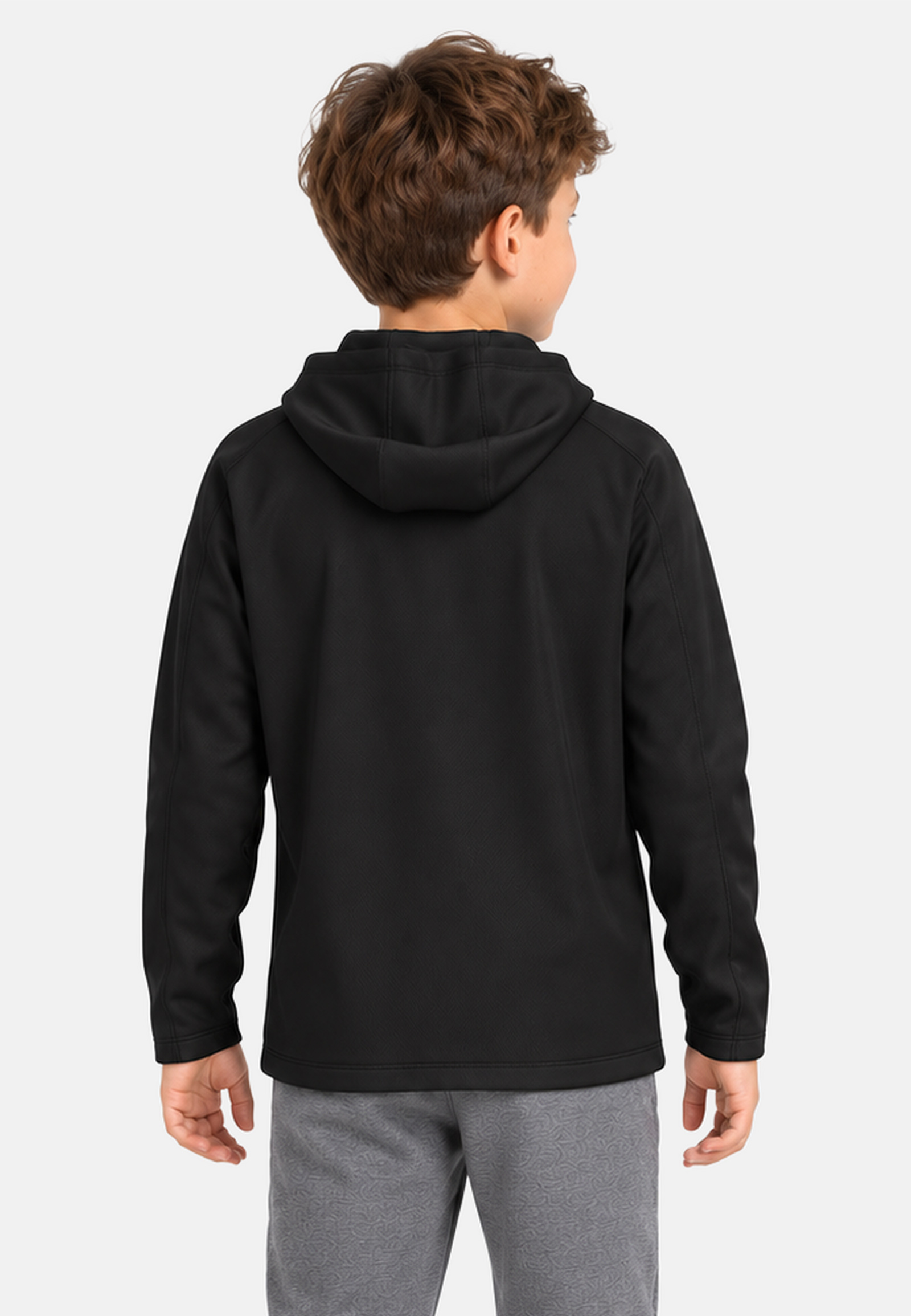 Trainingsjacke Kapuze Frontreißverschluss Brustlogo Langarm Trainingsjacke Kapuze Frontreißverschluss Brustlogo Langarm