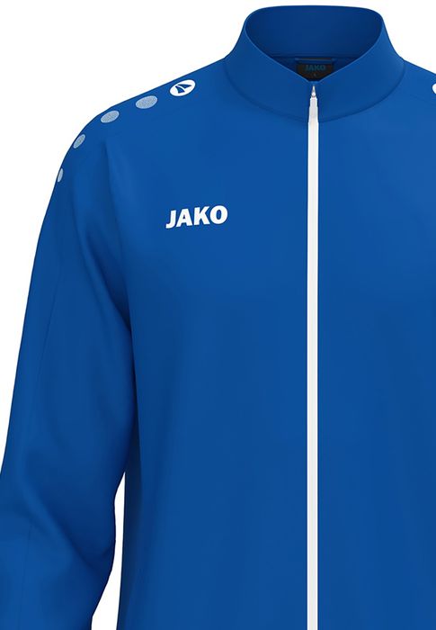 Jako JAKO Trainingsjacke Stehkragen Reißverschluss Rippbündchen – Blau, Bild 4
