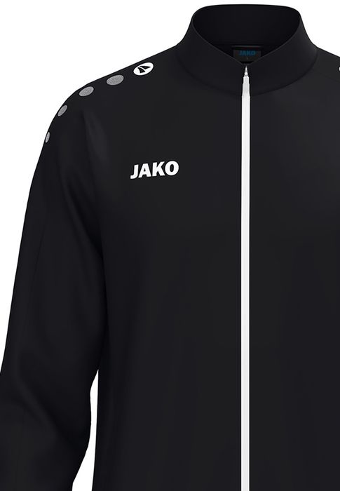 Jako JAKO Trainingsjacke Stehkragen Reißverschluss Rippbündchen – Schwarz, Bild 4