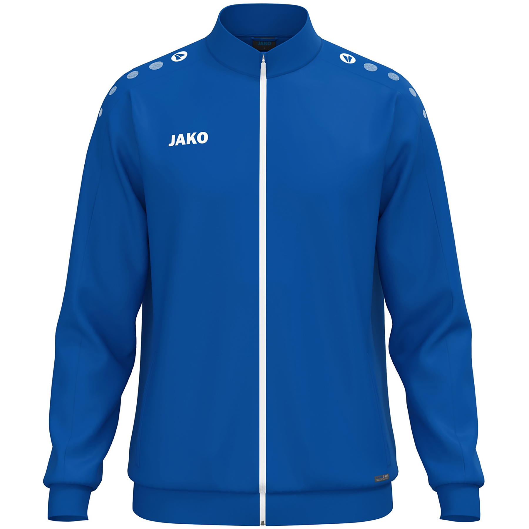 Jako JAKO Trainingsjacke Stehkragen Reißverschluss Rippbündchen – Blau, Bild 1