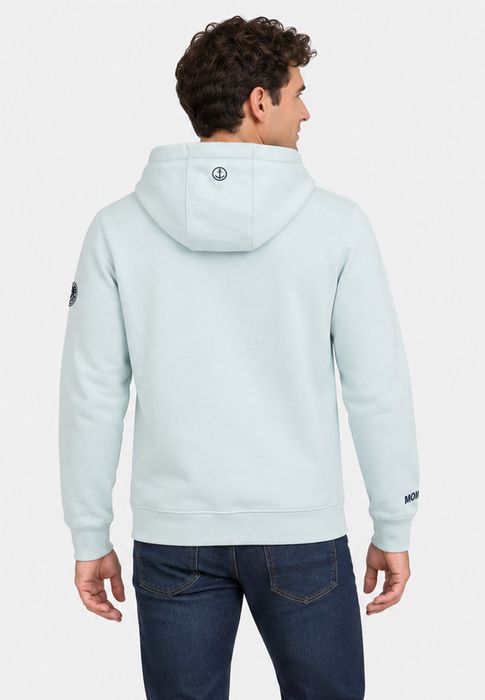 Eight 2 Nine EIGHT 2 NINE Kapuzenpullover Schriftzug Kängurutasche Kordelzug – Grün, Bild 6