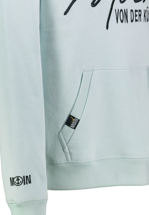 Eight 2 Nine EIGHT 2 NINE Kapuzenpullover Schriftzug Kängurutasche Kordelzug – Grün, Bild 5