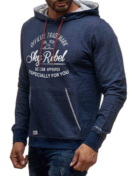 Sky Rebel Sky Rebel Kapuzenpullover Rebel – Blau, Bild 3