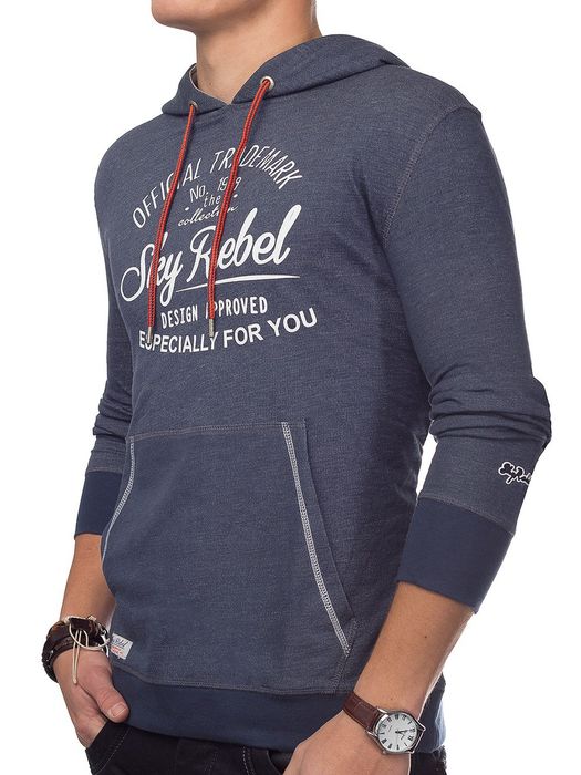 Kapuzenpullover Rebel, Farbe: Anthrazit
