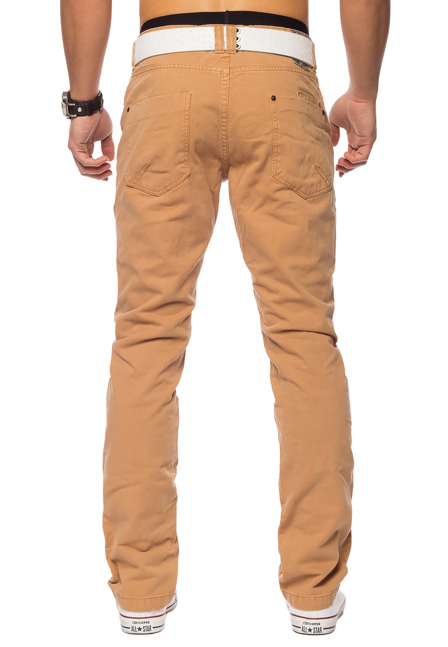 622E Herren Chino Stoff Hose Elyas low crotch Denim Pants