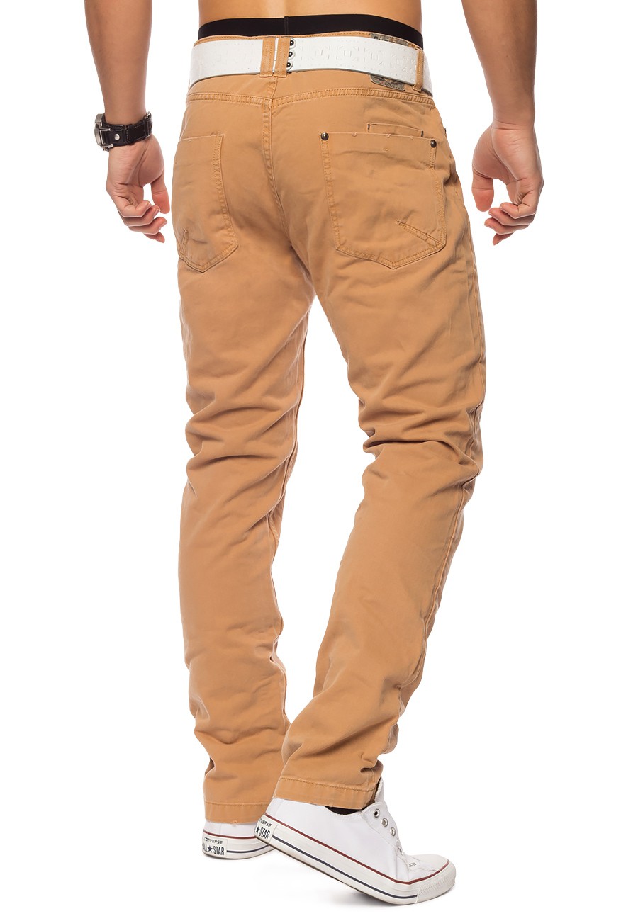 622E Herren Chino Stoff Hose Elyas low crotch Denim Pants