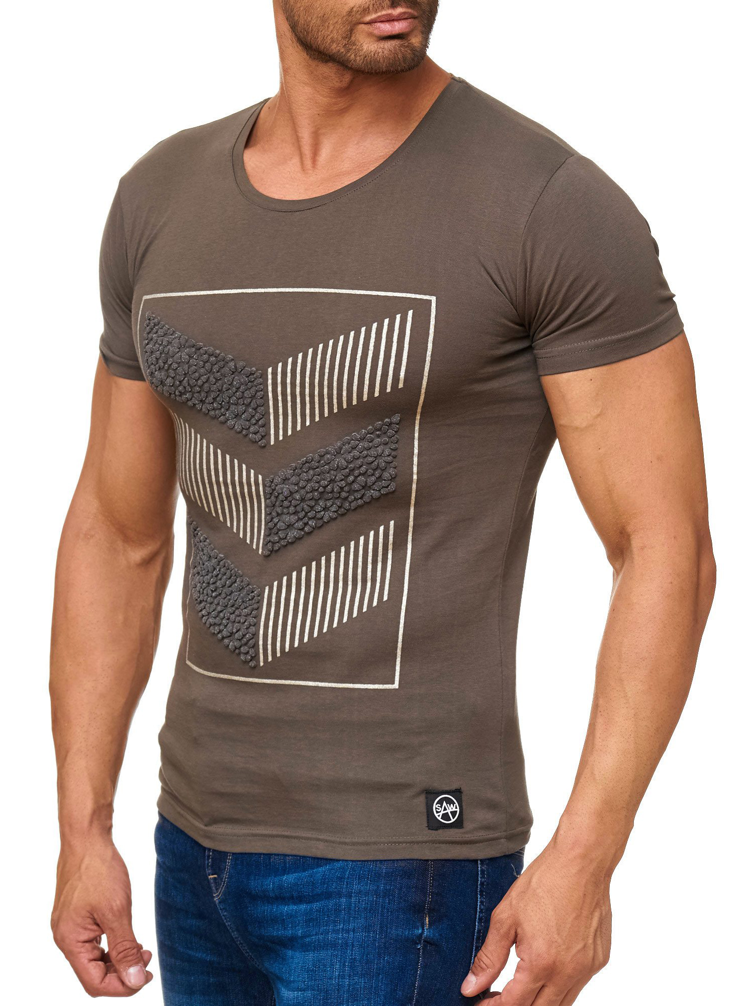 Herren T-Shirt ARROW 3D Haptik Design Herren T-Shirt ARROW 3D Haptik Design