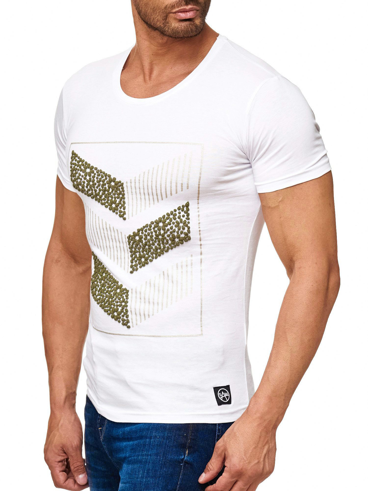 Herren T-Shirt ARROW 3D Haptik Design Herren T-Shirt ARROW 3D Haptik Design