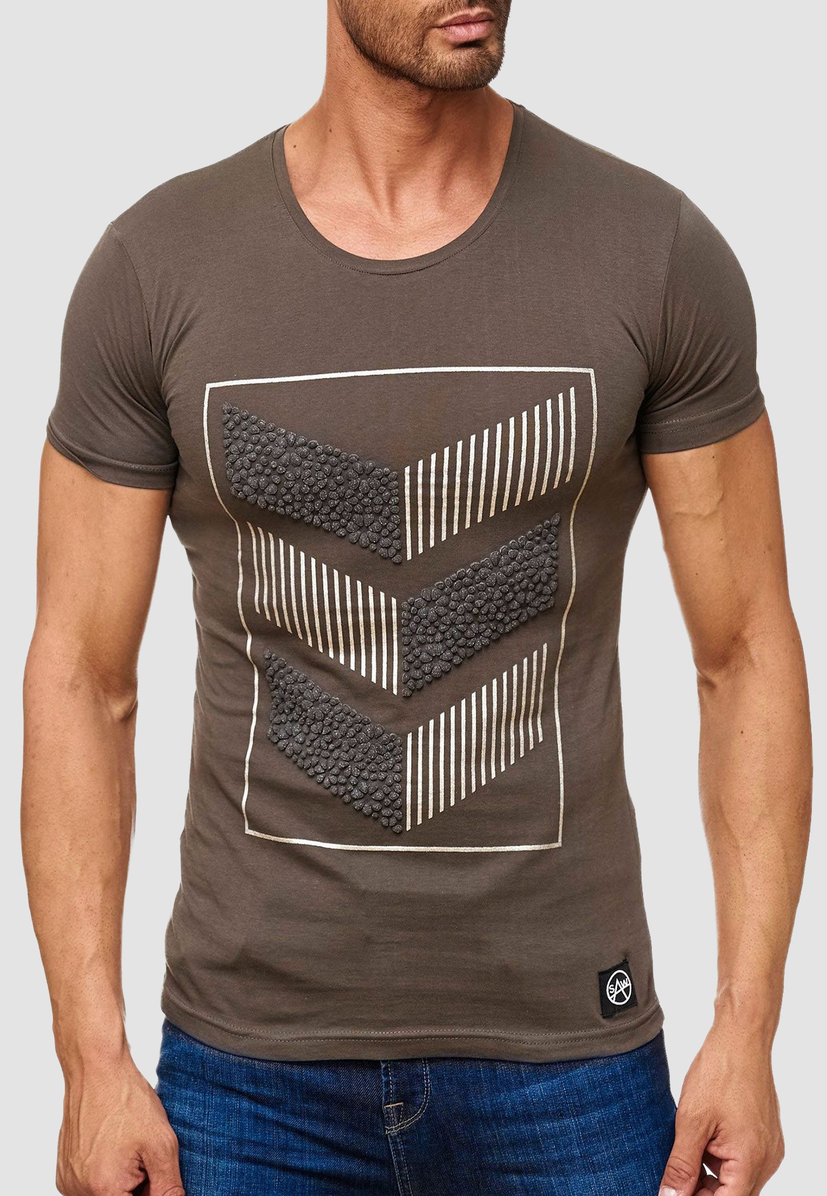 Herren T-Shirt ARROW 3D Haptik Design Herren T-Shirt ARROW 3D Haptik Design
