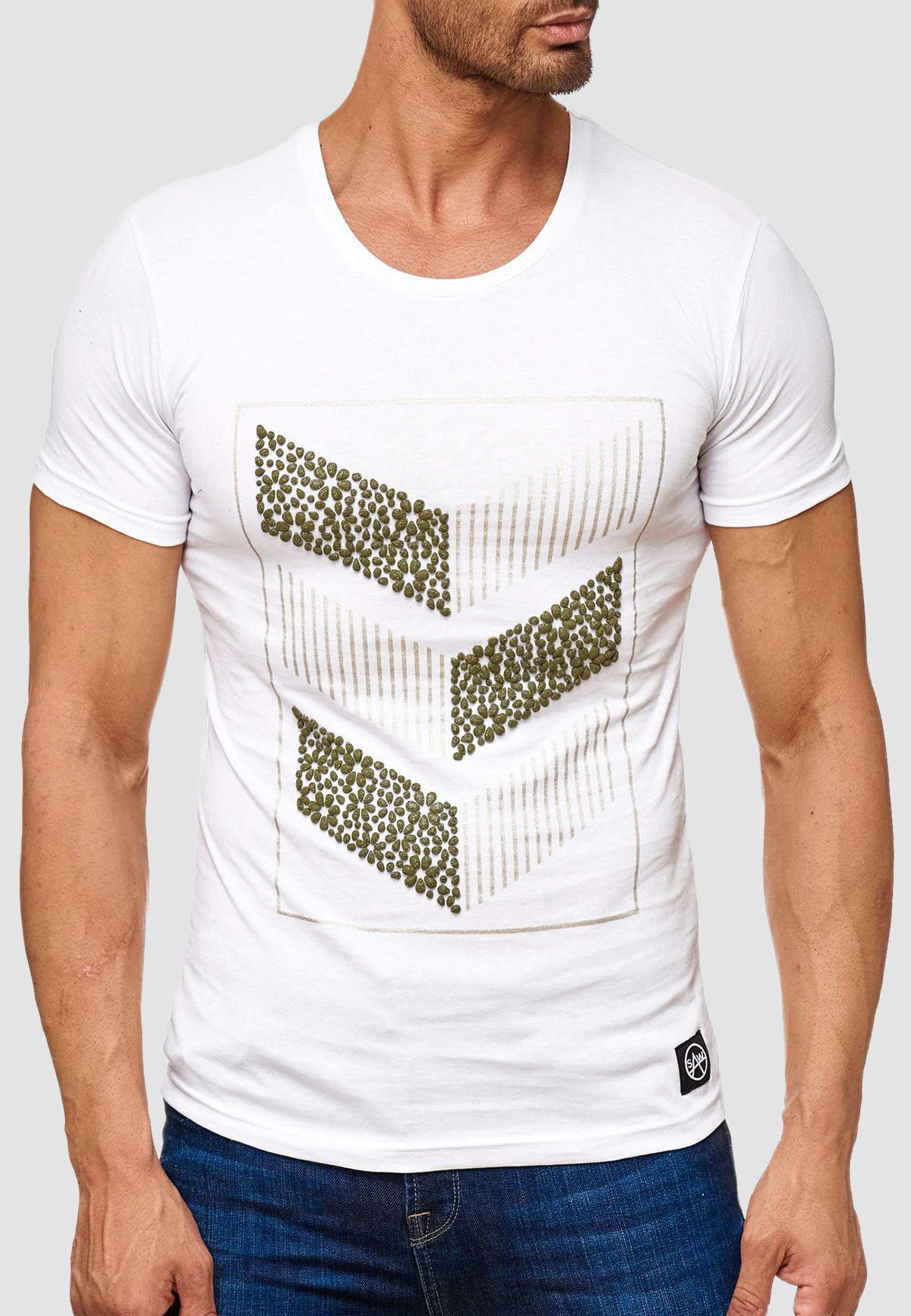 Herren T-Shirt ARROW 3D Haptik Design Herren T-Shirt ARROW 3D Haptik Design