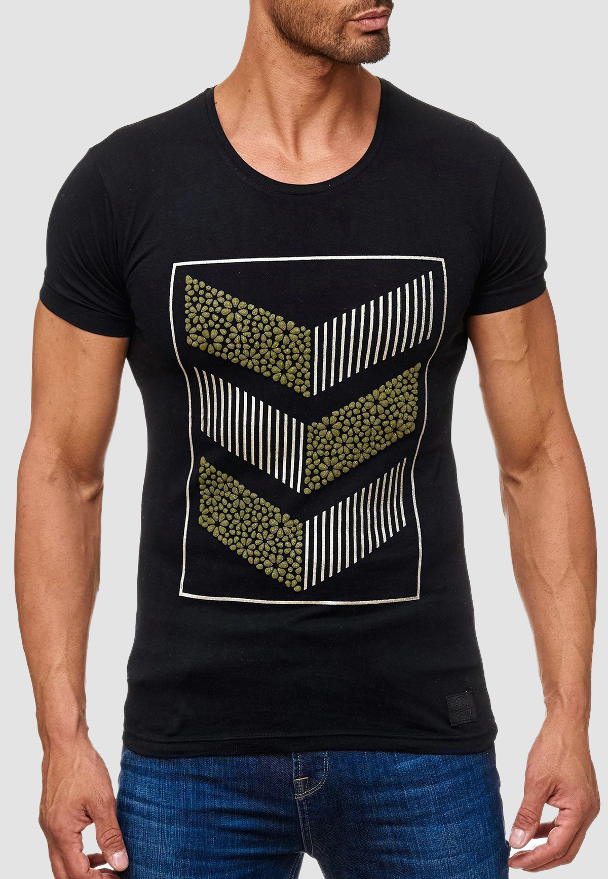 Herren T-Shirt ARROW 3D Haptik Design Herren T-Shirt ARROW 3D Haptik Design