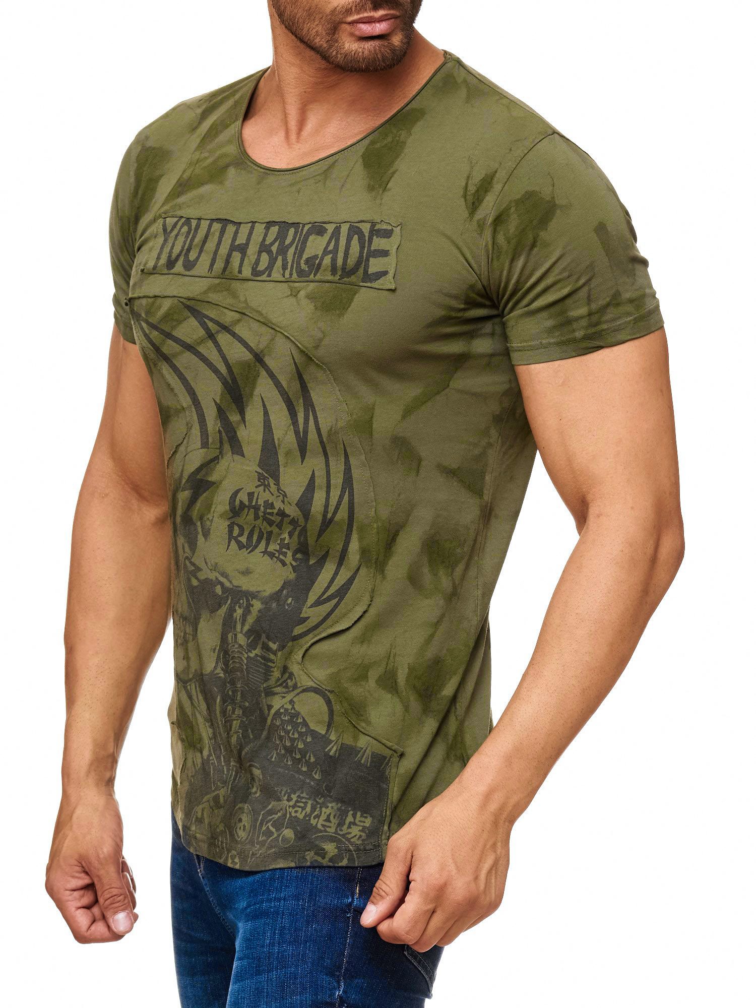 T-Shirt YOUTH BRIGADE Print Skull Getto Punk Design T-Shirt YOUTH BRIGADE Print Skull Getto Punk Design