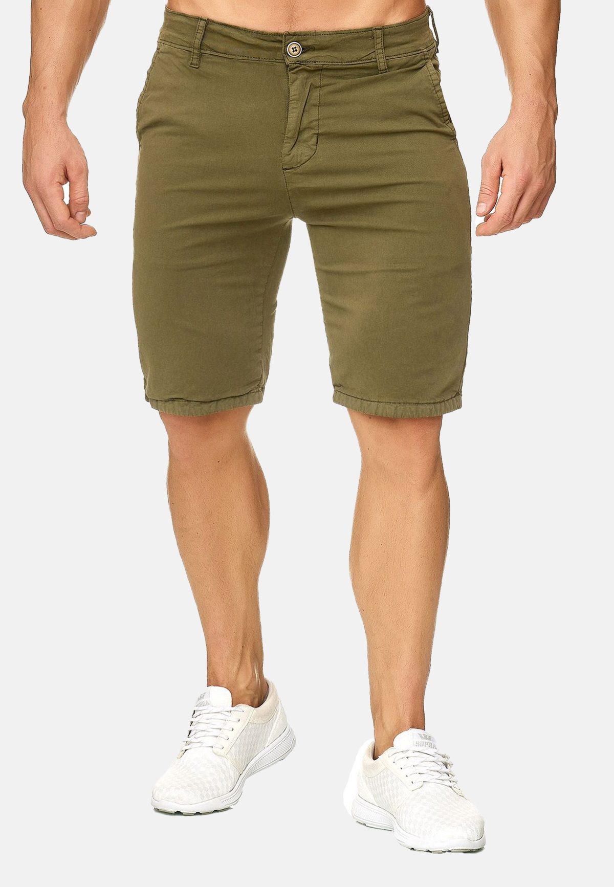 Max Men Max Men Herren Chino Shorts AFFLECK – Grün, Bild 1