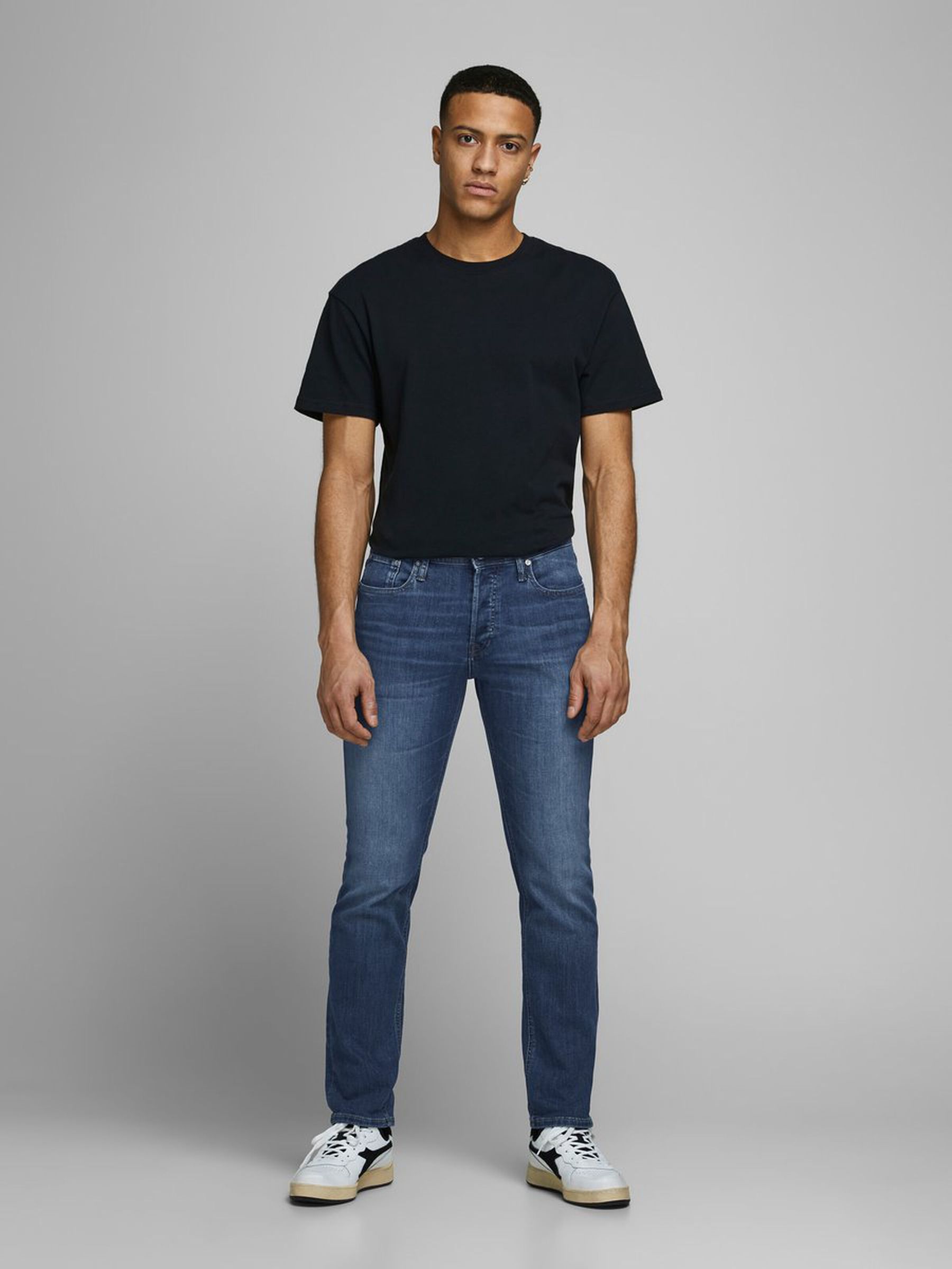 J&J BILD JACK & JONES Herren Slim Fit Jeans JJI GLENN ORIGINAL AM