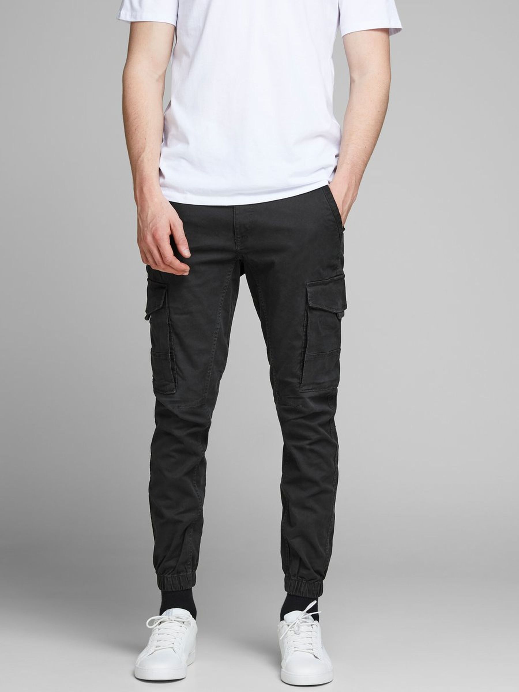 Herren Hose Twill Hose Cargo Jogger Pants JACK & JONES Herren Hose Twill Hose Cargo Jogger Pants JACK & JONES