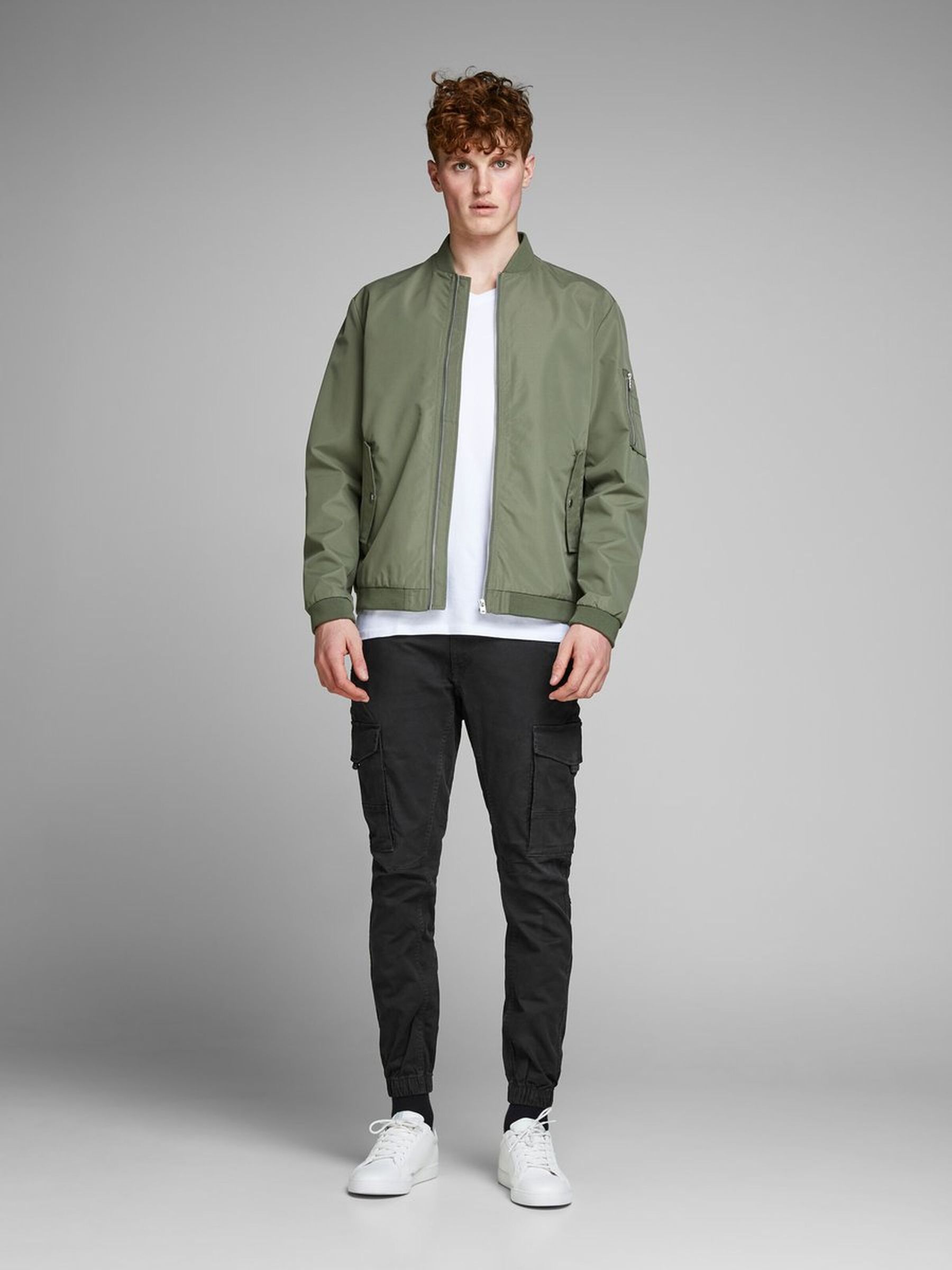 Herren Hose Twill Hose Cargo Jogger Pants JACK & JONES Herren Hose Twill Hose Cargo Jogger Pants JACK & JONES