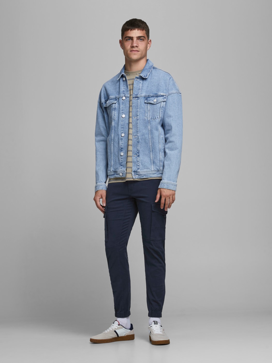 Herren Hose Twill Hose Cargo Jogger Pants JACK & JONES Herren Hose Twill Hose Cargo Jogger Pants JACK & JONES