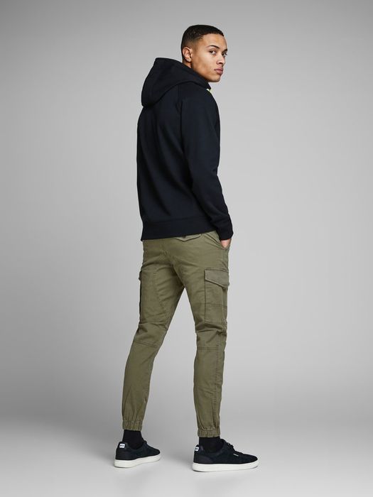 Jack & Jones Herren Hose Twill Hose Cargo Jogger Pants JACK & JONES – Olive, Bild 5
