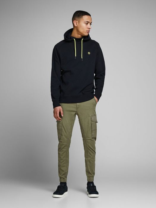 Jack & Jones Herren Hose Twill Hose Cargo Jogger Pants JACK & JONES – Olive, Bild 3