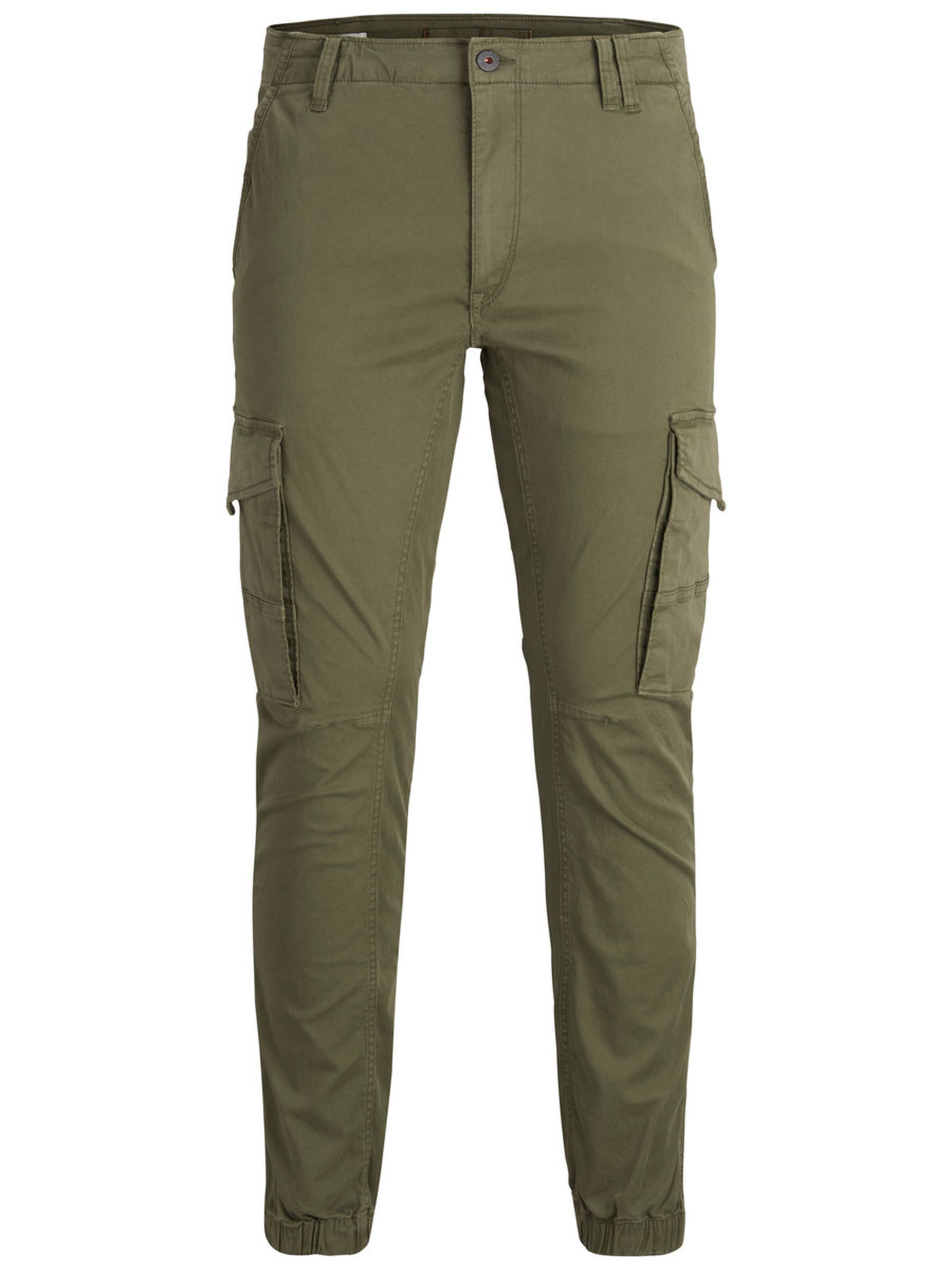 Jack & Jones Herren Hose Twill Hose Cargo Jogger Pants JACK & JONES – Olive, Bild 1