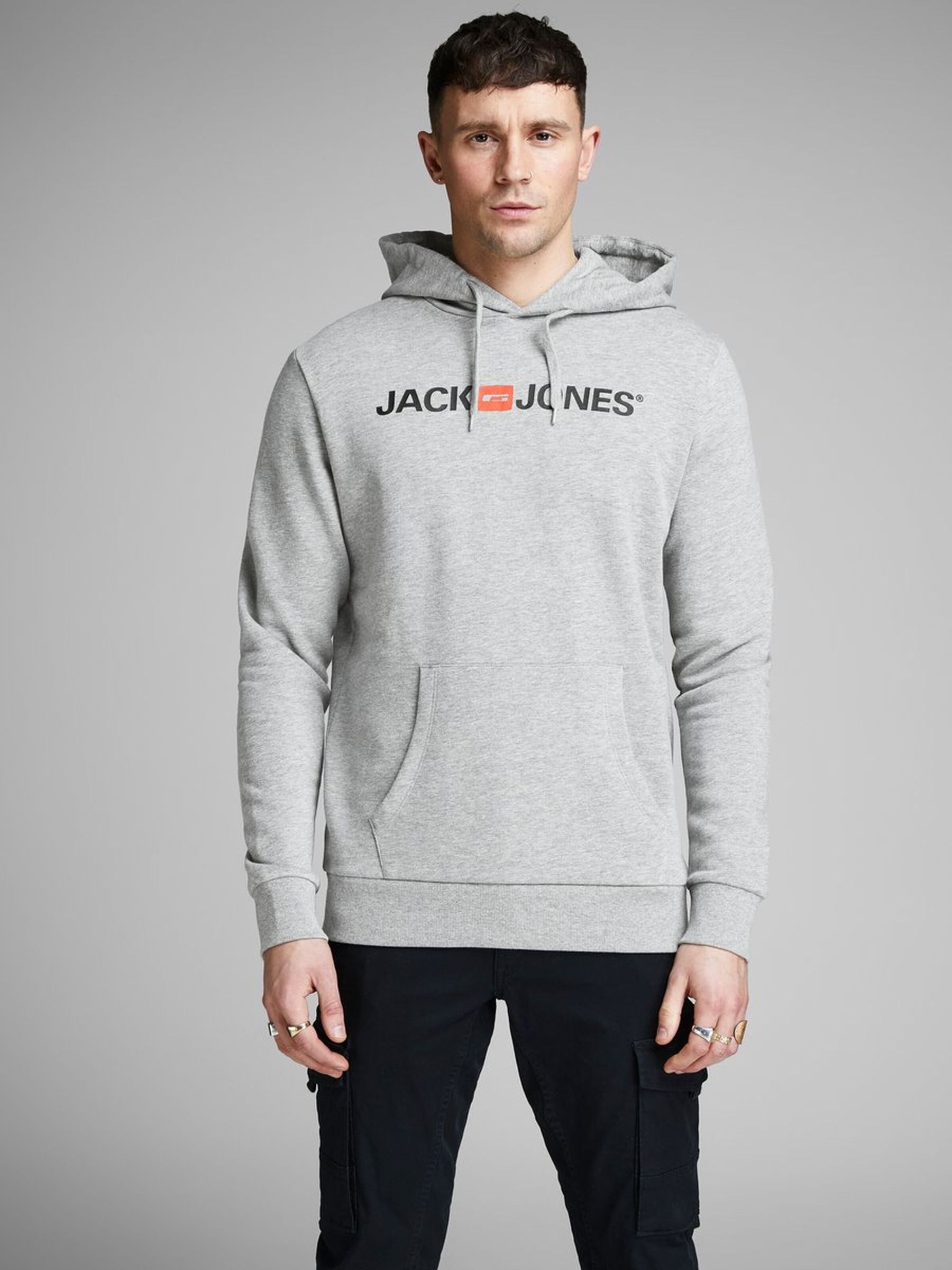 JACK & JONES Herren CORP LOGO SWEAT HOOD Basic Sweatshirt JACK & JONES Herren CORP LOGO SWEAT HOOD Basic Sweatshirt