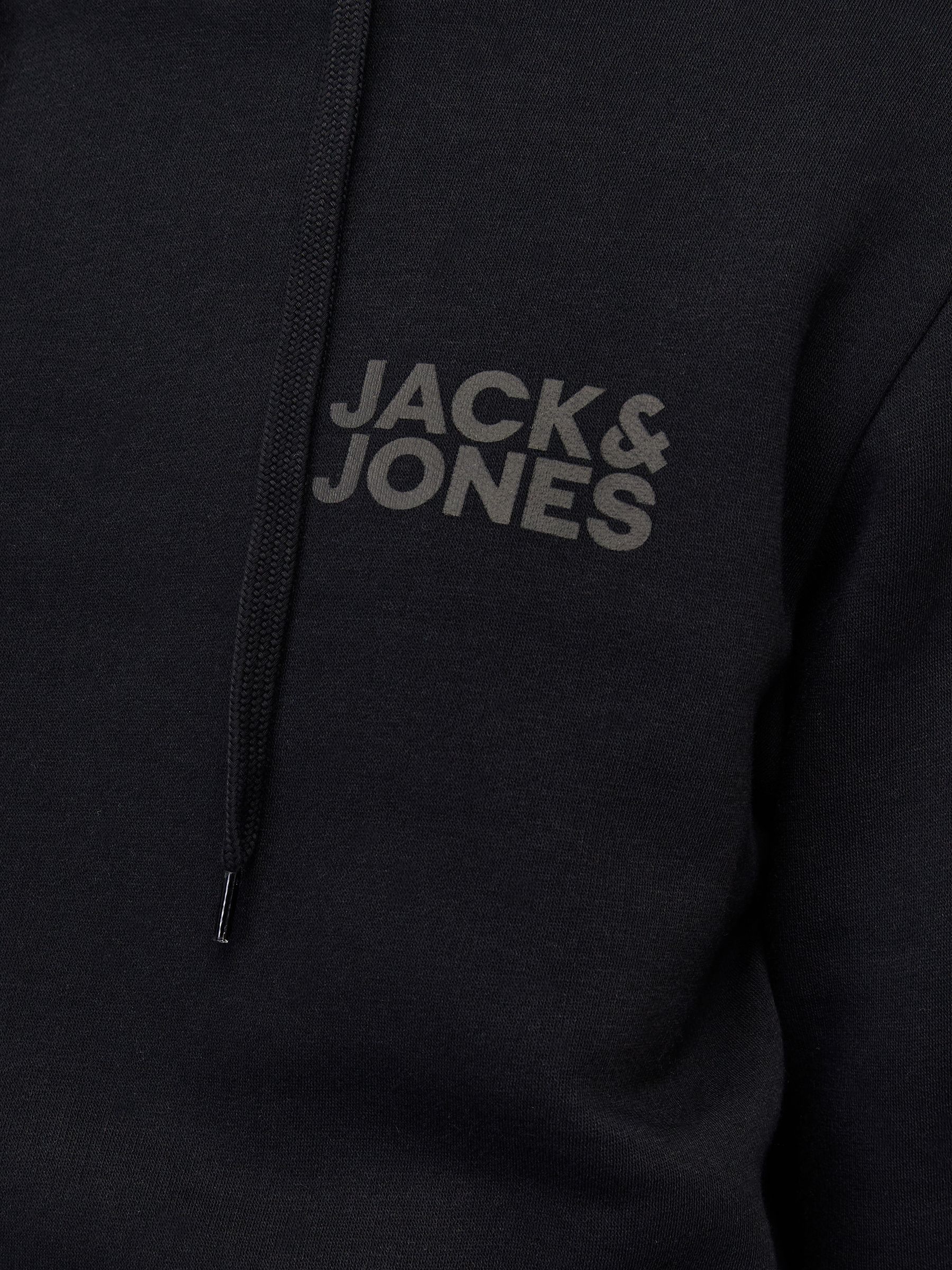 12152840_4512962_2.jpg Jack & Jones Herren Corp Logo Sweat Hood Basic Kapuzen Sweatshirt