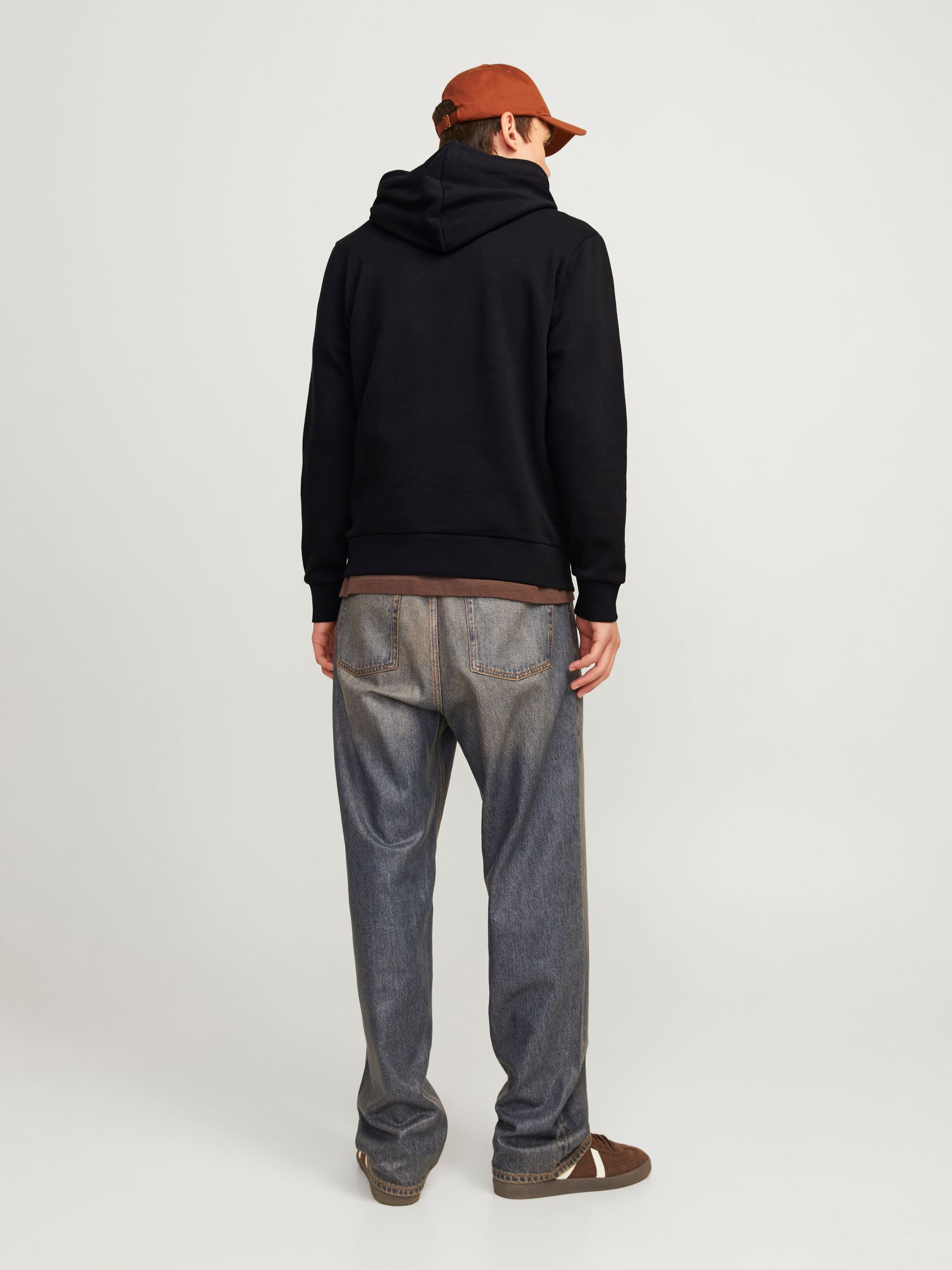 12152840_4512962_5.jpg Jack & Jones Herren Corp Logo Sweat Hood Basic Kapuzen Sweatshirt