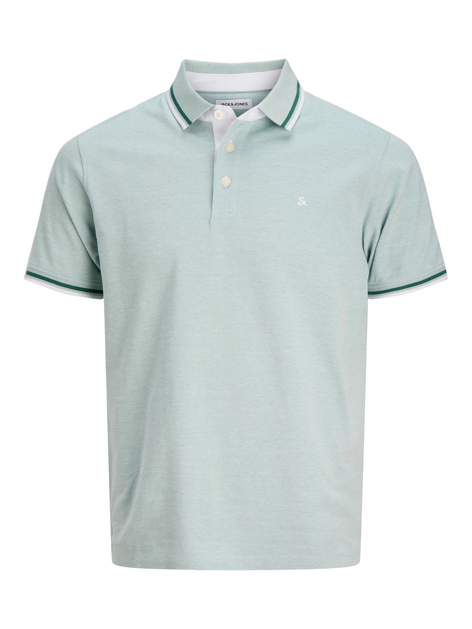 12136668_4905752.jpg Polo Shirt Kurzarm Uni Hemd JJEPAULOS Pique Baumwolle