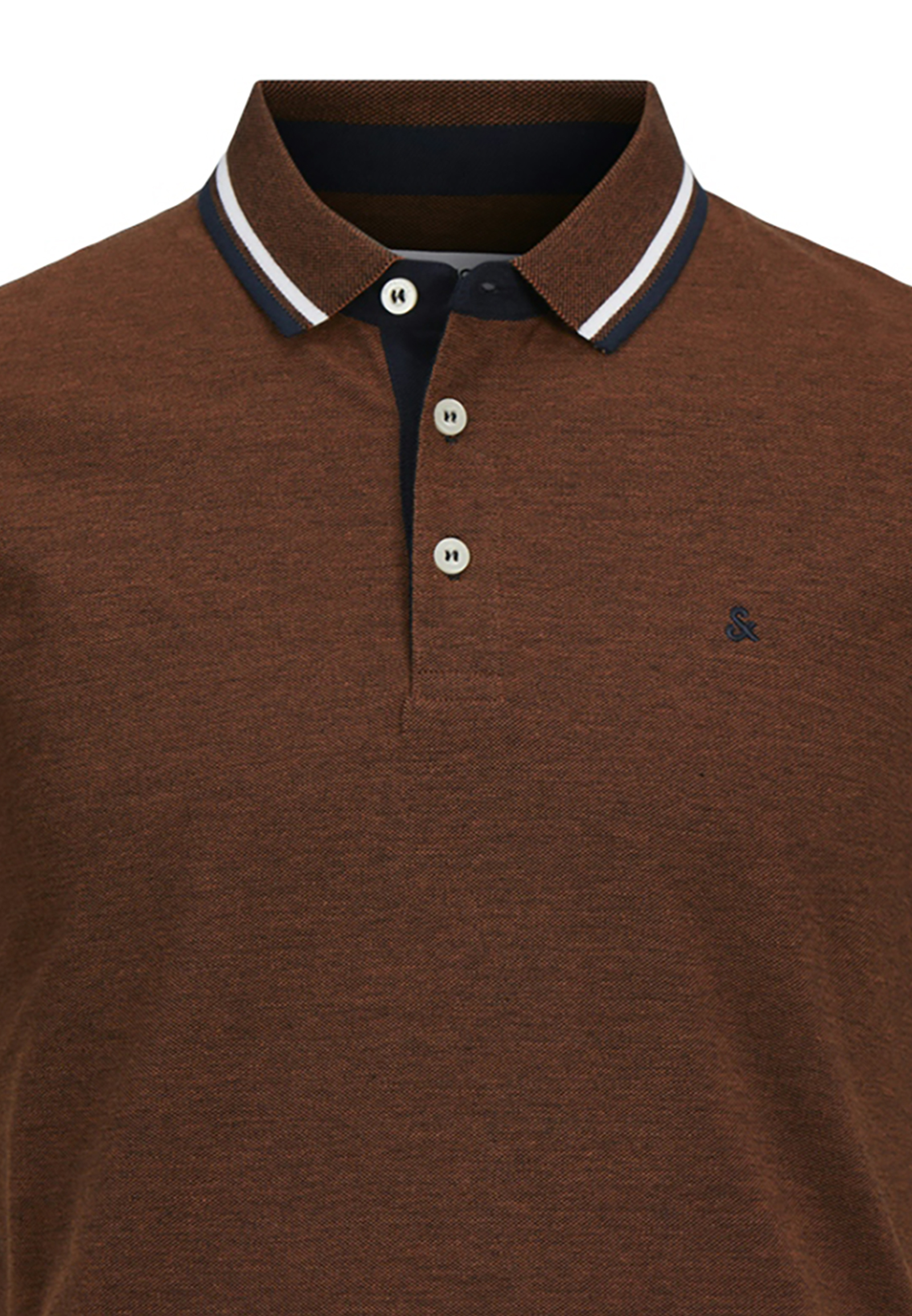 Polo Shirt Kurzarm Uni Hemd JJEPAULOS Pique Baumwolle Polo Shirt Kurzarm Uni Hemd JJEPAULOS Pique Baumwolle