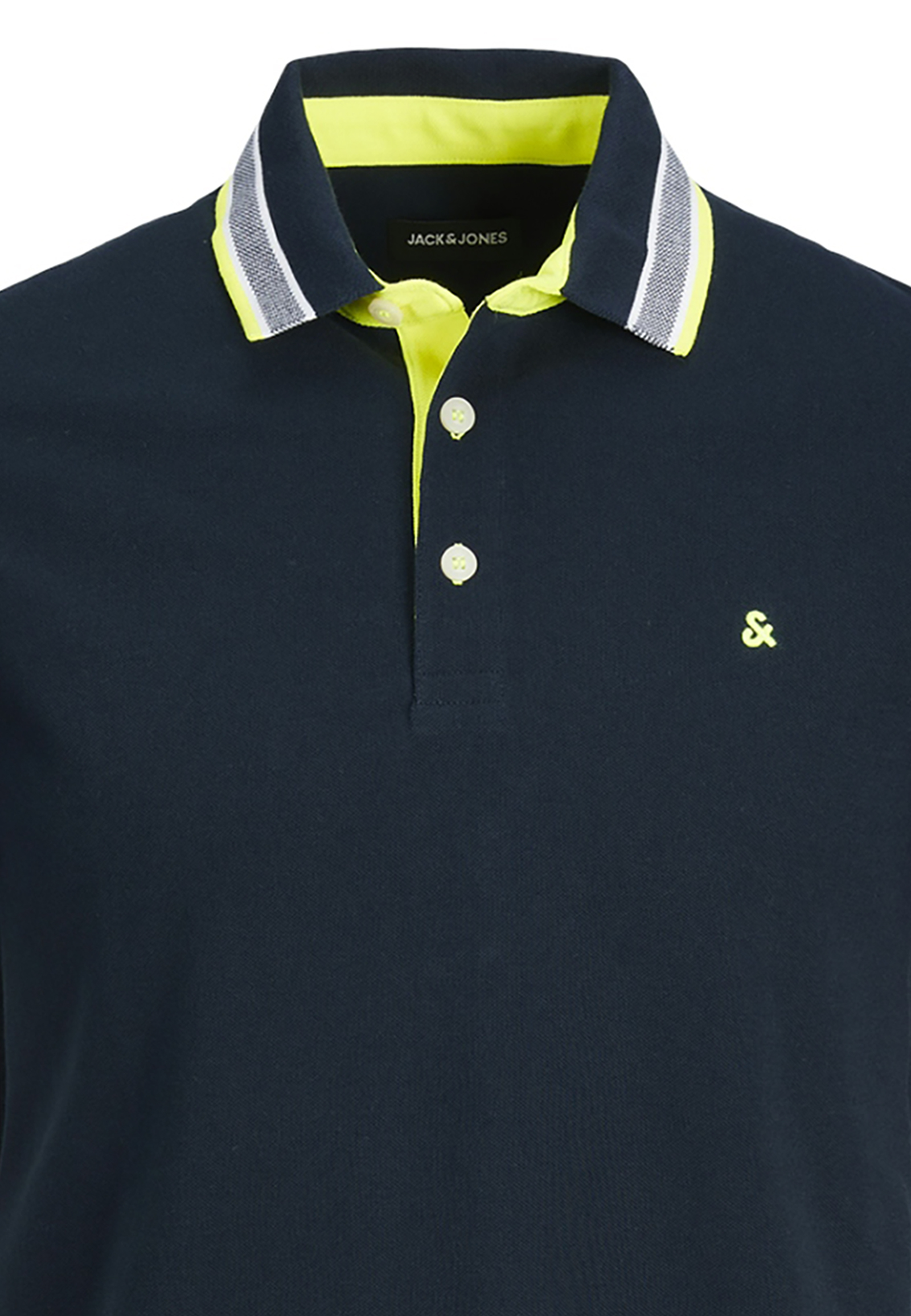 Polo Shirt Kurzarm Uni Hemd JJEPAULOS Pique Baumwolle Polo Shirt Kurzarm Uni Hemd JJEPAULOS Pique Baumwolle