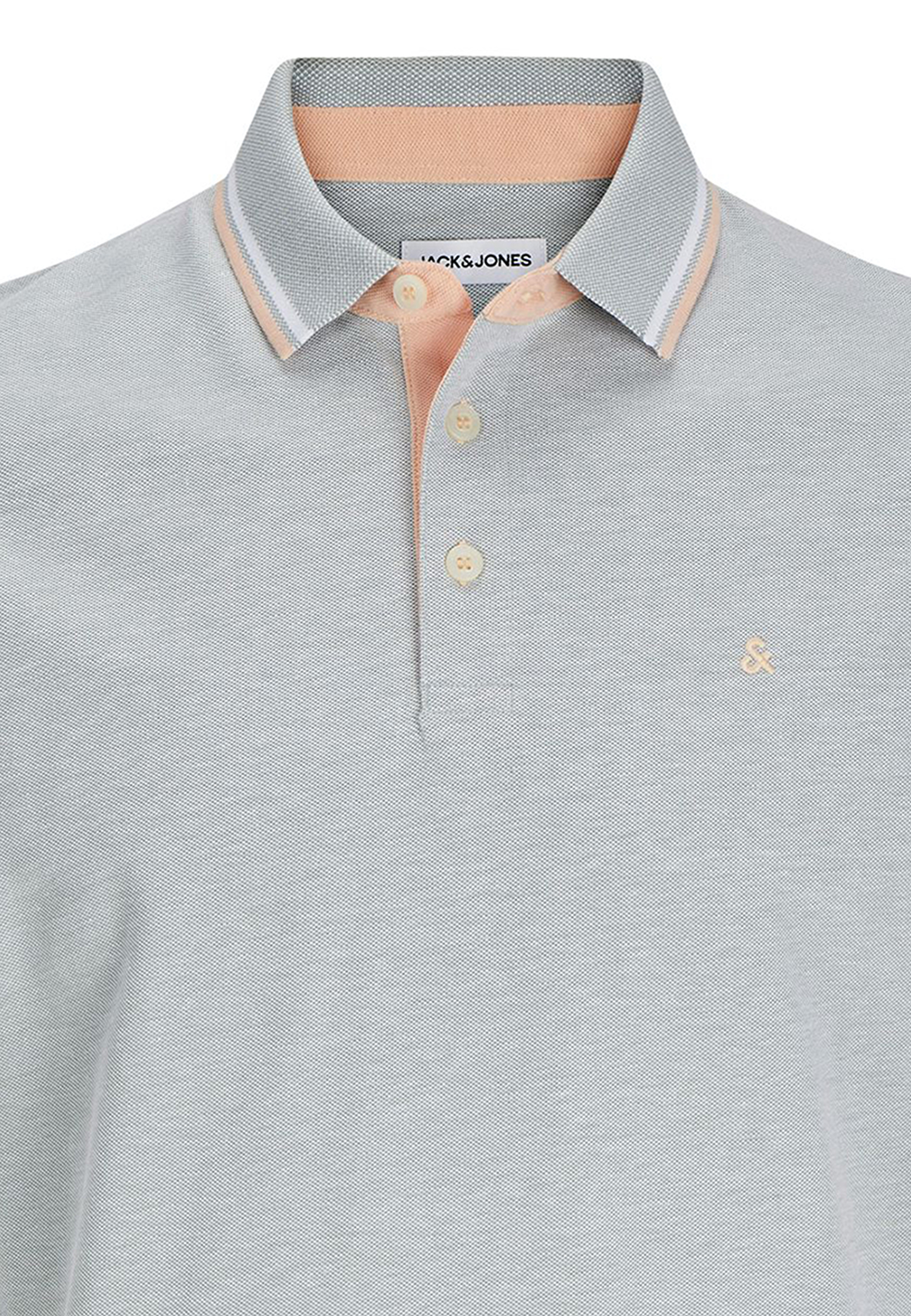 Polo Shirt Kurzarm Uni Hemd JJEPAULOS Pique Baumwolle Polo Shirt Kurzarm Uni Hemd JJEPAULOS Pique Baumwolle