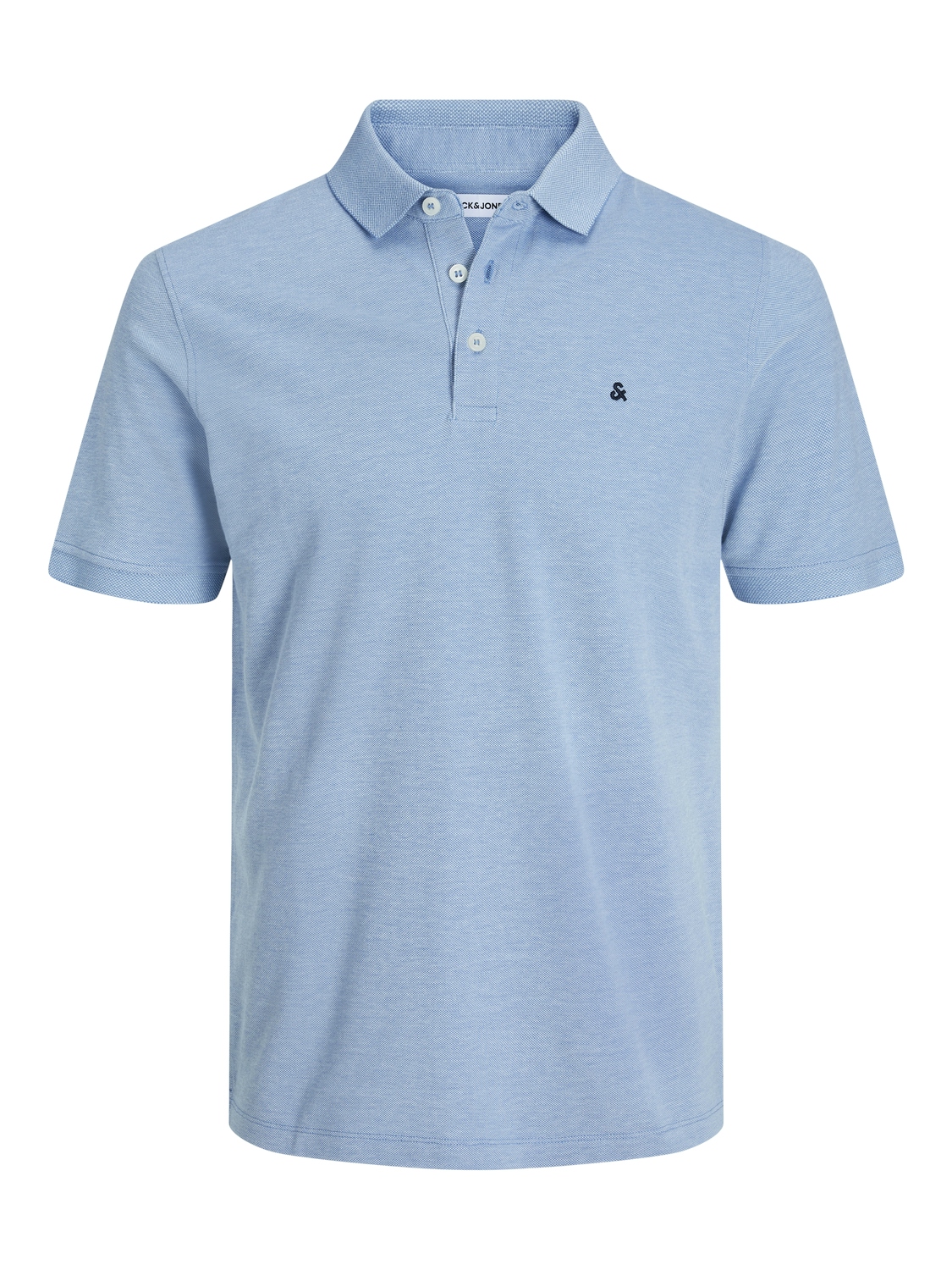 JACK&JONES_FallWinter2018_4394071_12136668.jpg Polo Shirt Kurzarm Uni Hemd JJEPAULOS Pique Baumwolle