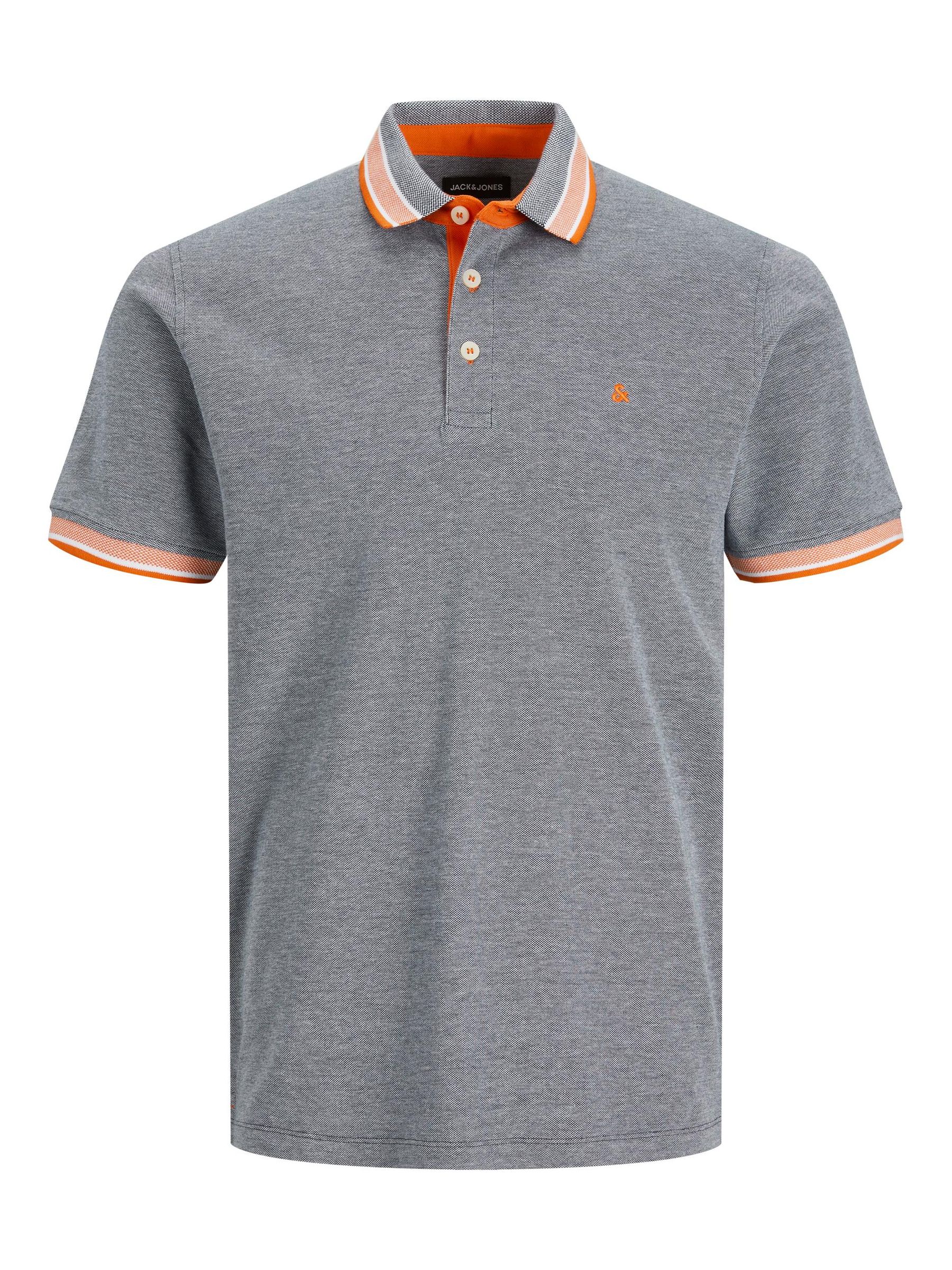JACK&JONES_NOOS2018_4145163_12136668.jpg Polo Shirt Kurzarm Uni Hemd JJEPAULOS Pique Baumwolle