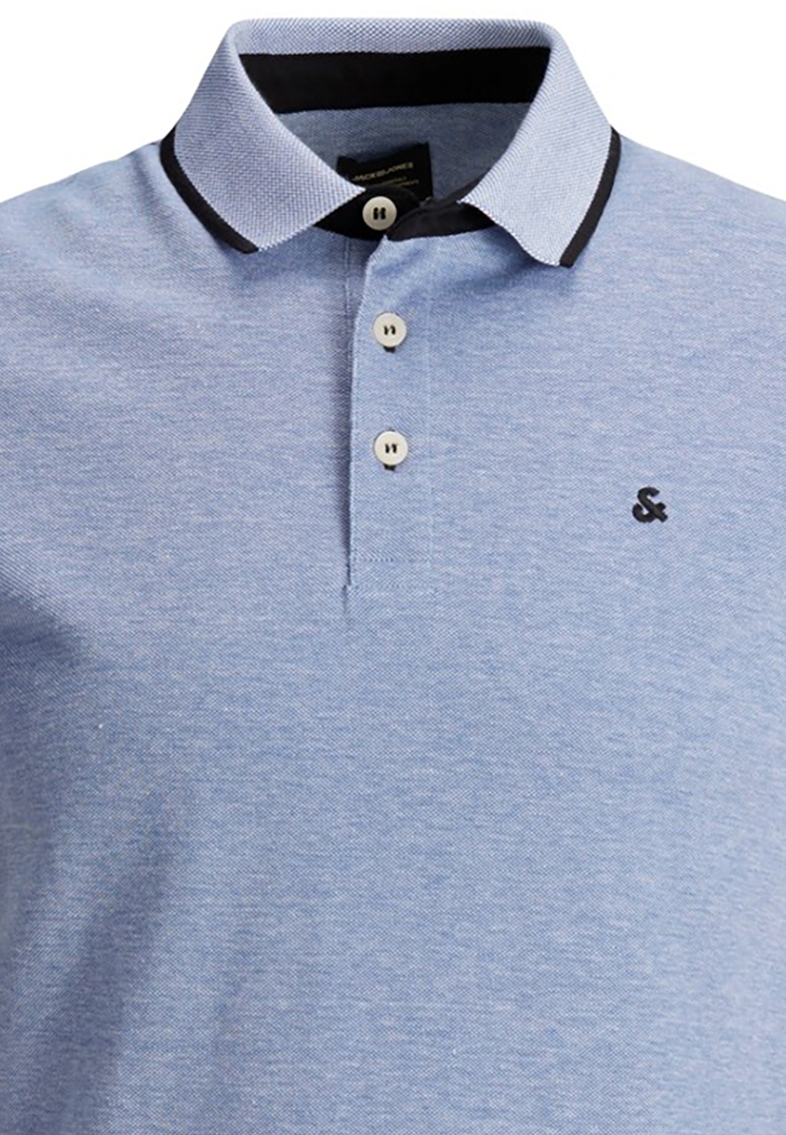 Polo Shirt Kurzarm Uni Hemd JJEPAULOS Pique Baumwolle Polo Shirt Kurzarm Uni Hemd JJEPAULOS Pique Baumwolle