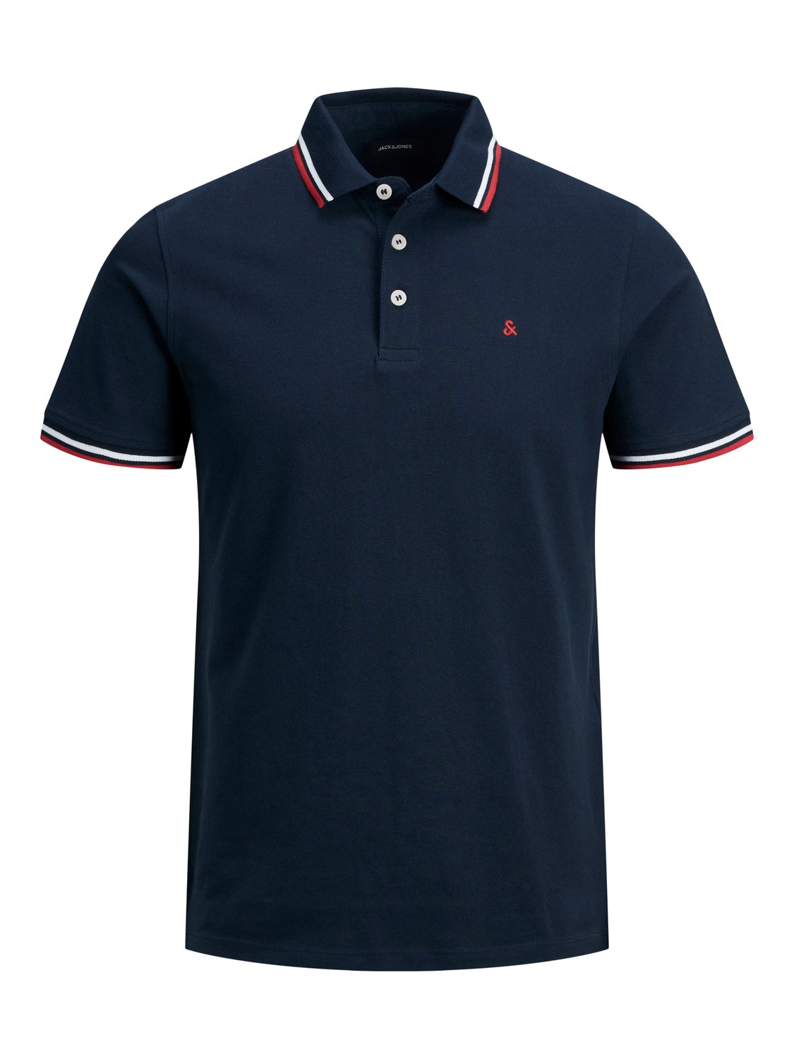 Polo Shirt Kurzarm Uni Hemd JJEPAULOS Pique Baumwolle Polo Shirt Kurzarm Uni Hemd JJEPAULOS Pique Baumwolle