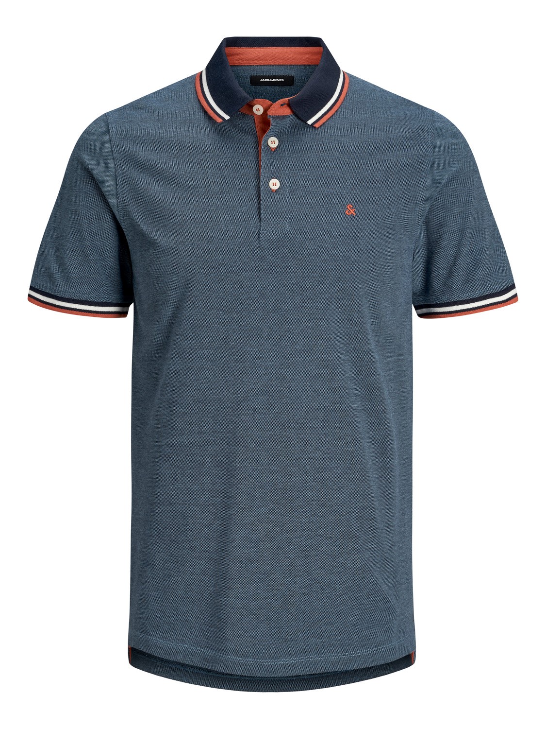 Polo Shirt Kurzarm Uni Hemd JJEPAULOS Pique Baumwolle Polo Shirt Kurzarm Uni Hemd JJEPAULOS Pique Baumwolle