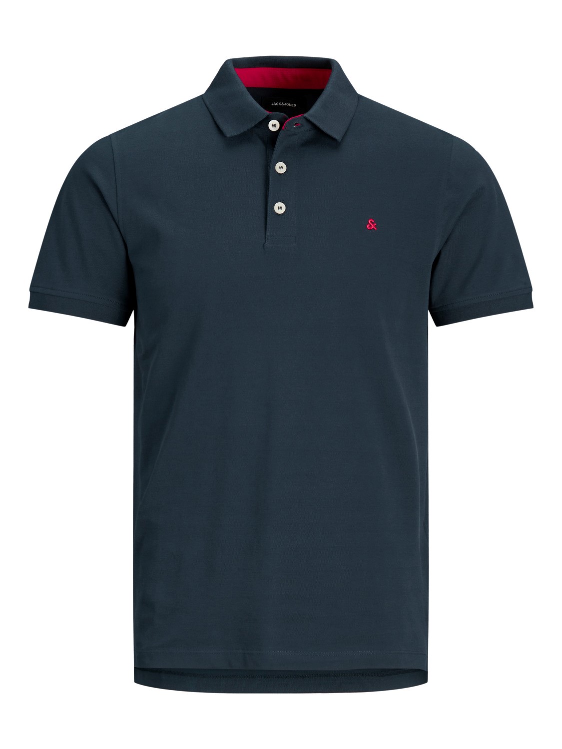 Polo Shirt Kurzarm Uni Hemd JJEPAULOS Pique Baumwolle Polo Shirt Kurzarm Uni Hemd JJEPAULOS Pique Baumwolle