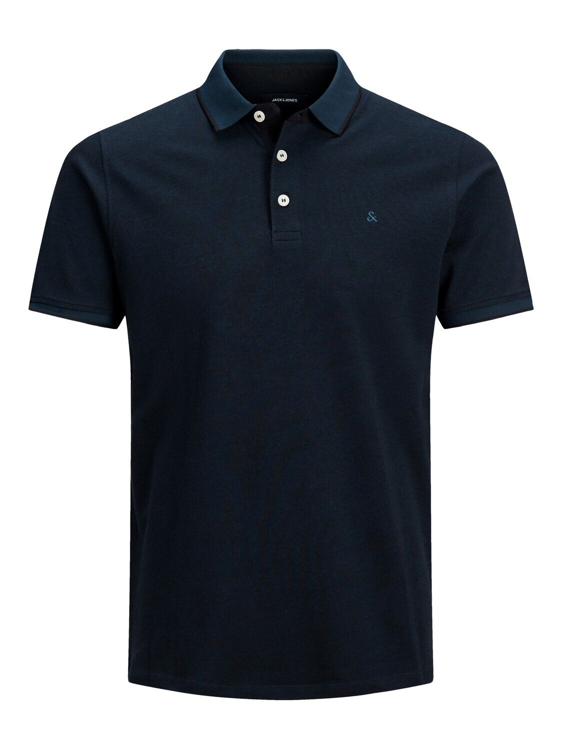 Polo Shirt Kurzarm Uni Hemd JJEPAULOS Pique Baumwolle Polo Shirt Kurzarm Uni Hemd JJEPAULOS Pique Baumwolle