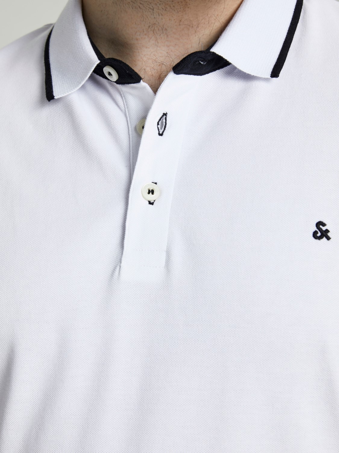 Herren + Fit Polo Shirt Kurzarm Pique Hemd JJEPAULOS Big Size Herren + Fit Polo Shirt Kurzarm Pique Hemd JJEPAULOS Big Size