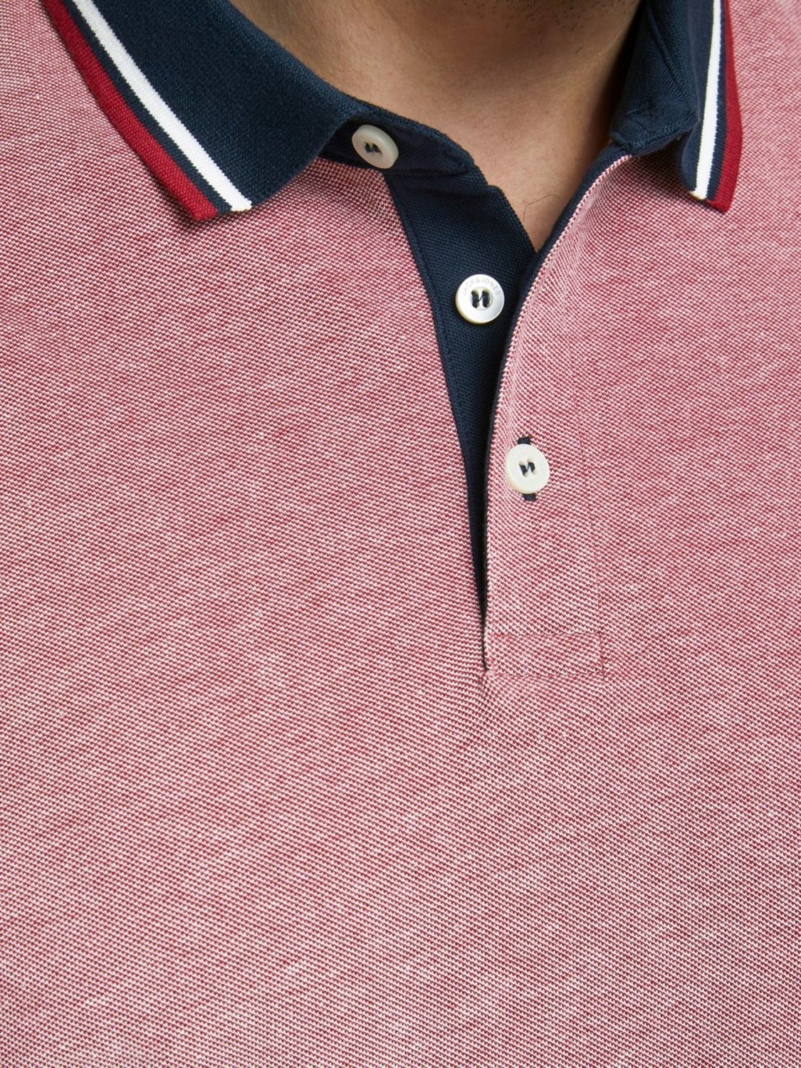 Herren + Fit Polo Shirt Kurzarm Pique Hemd JJEPAULOS Big Size Herren + Fit Polo Shirt Kurzarm Pique Hemd JJEPAULOS Big Size