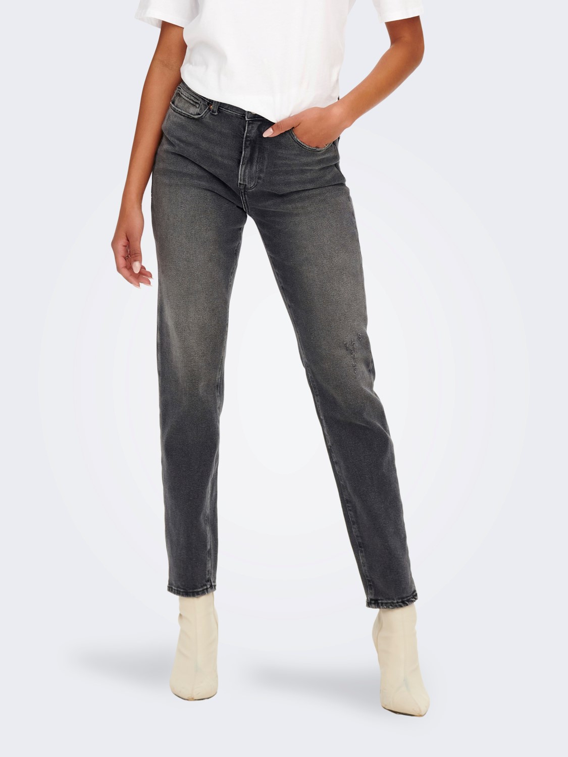Damen Ankle Straight Jeans Klassische Stretch Hose ONLEMILY Denim Pants Damen Ankle Straight Jeans Klassische Stretch Hose ONLEMILY Denim Pants