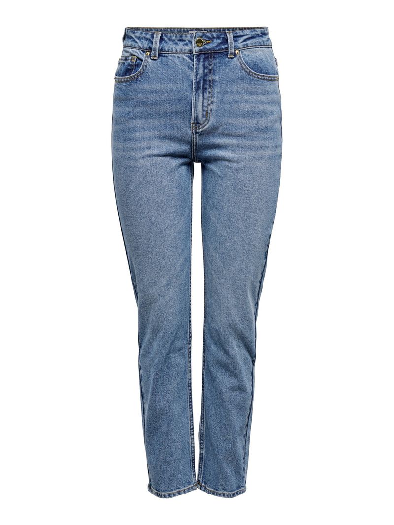 Only ONLY Damen Ankle Straight Jeans Klassische Stretch Hose ONLEMILY – Blau, Bild 1