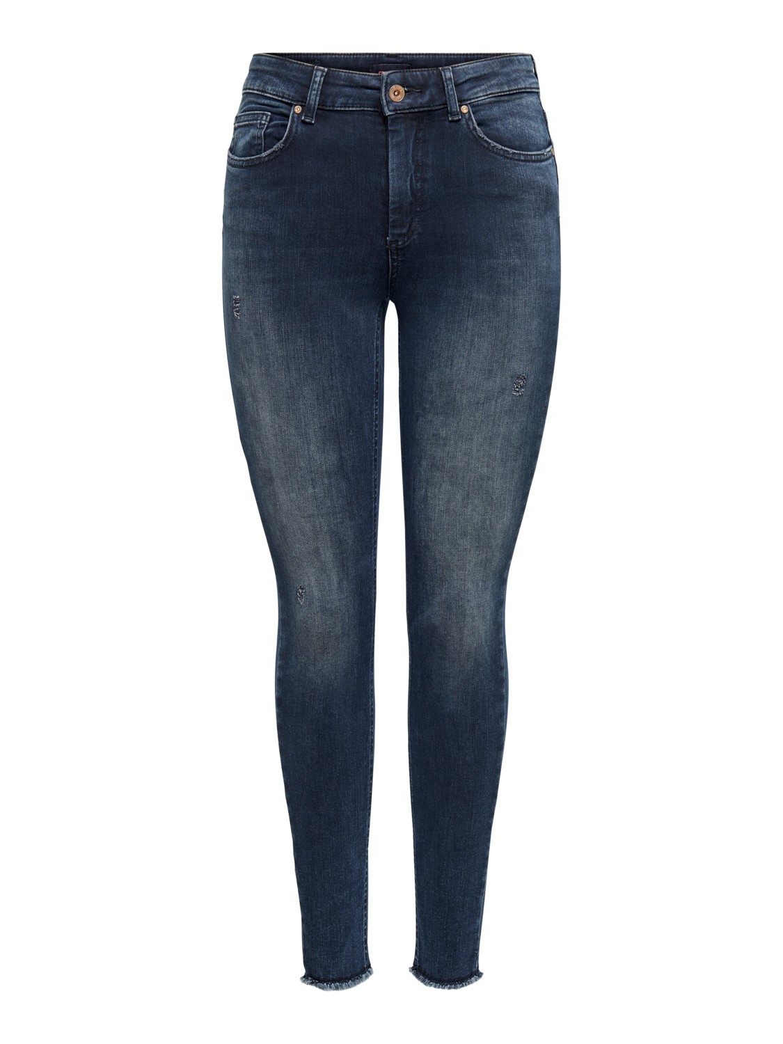 Damen Skinny Ankle Jeans Cropped Stretch Denim Hose ONLBLUSH Fransen Damen Skinny Ankle Jeans Cropped Stretch Denim Hose ONLBLUSH Fransen