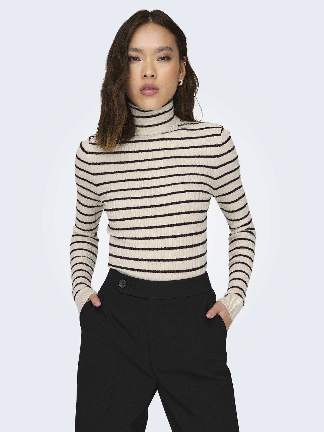 ONLY_FallWinter2022_4320168_15165075_6.jpg ONLY Damen Rollkragen Feinstrick Pullover Stretch Sweater Oberteil ONLKAROL